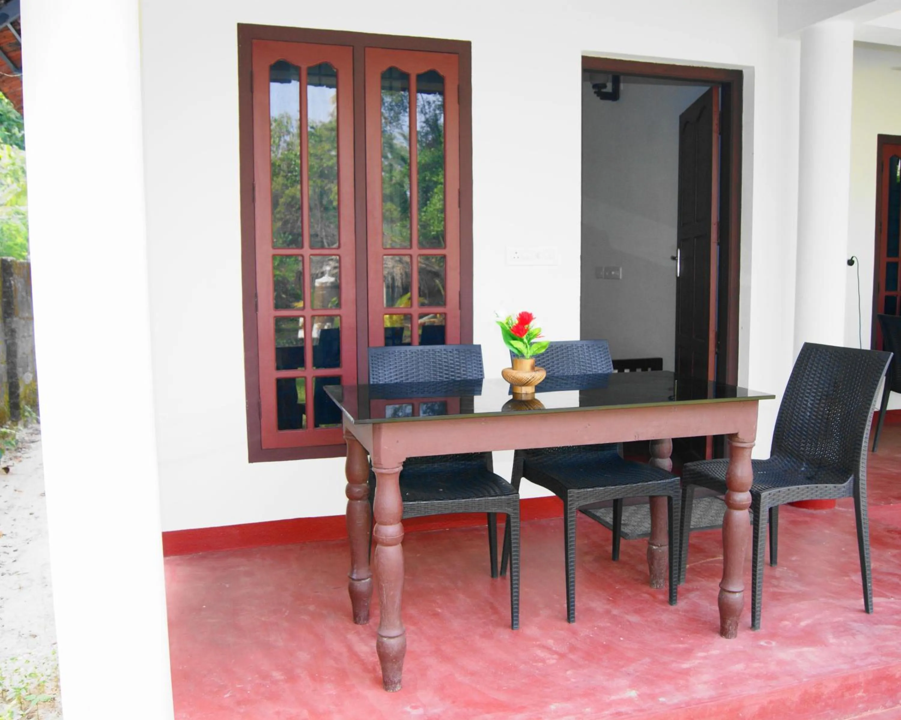 Seating area in Angels' homestay Marari