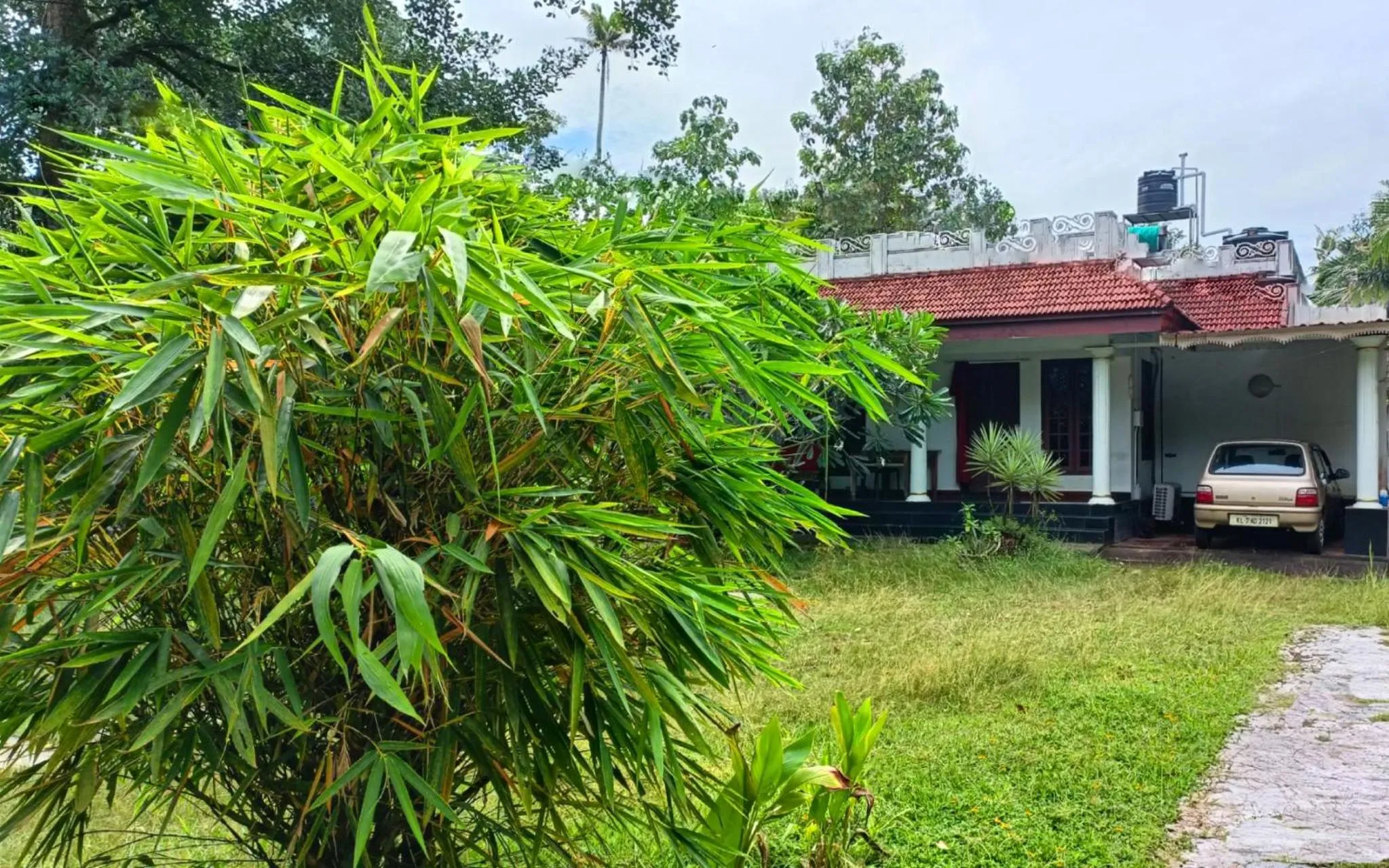 Garden in Angels' homestay Marari