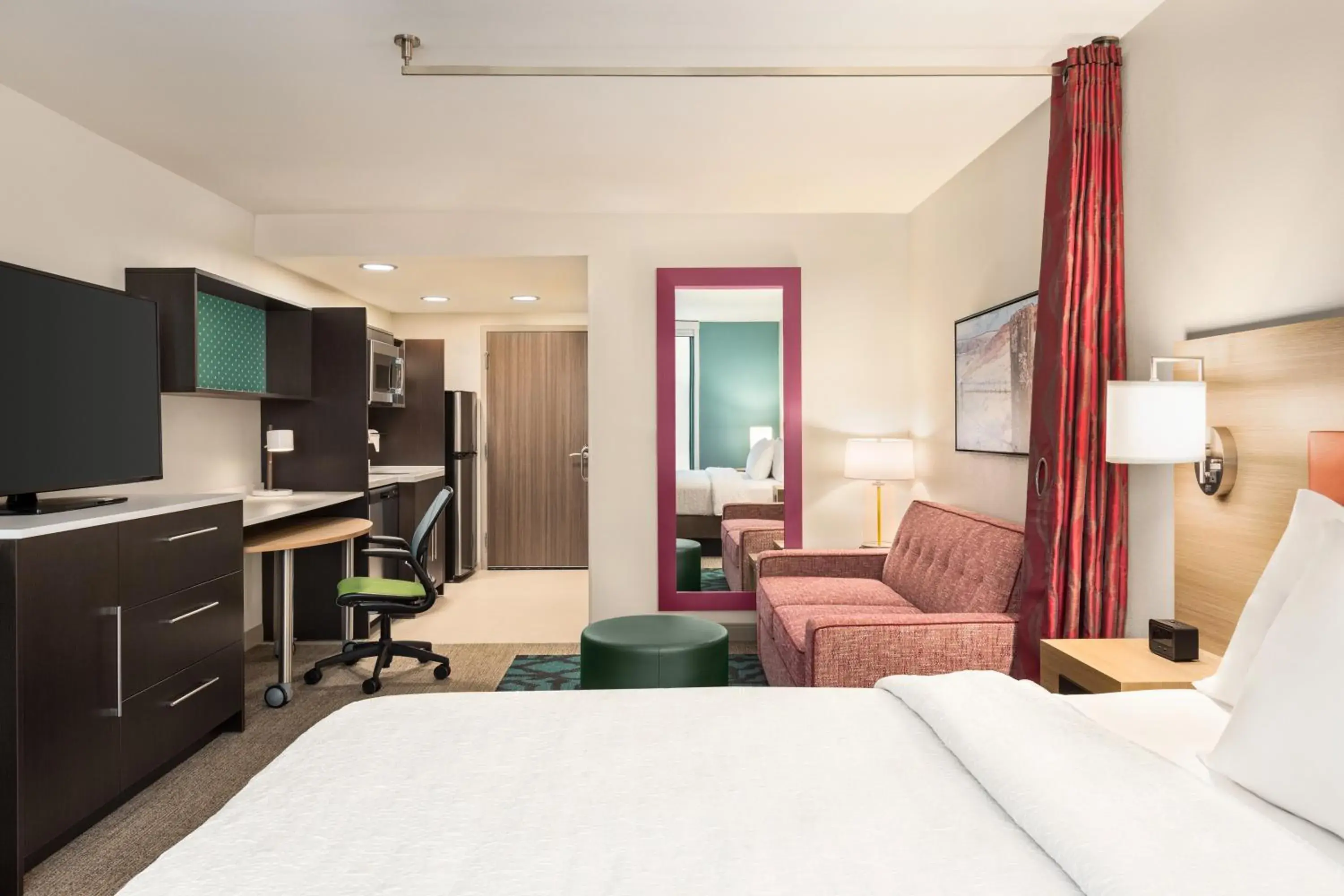 King Studio Suite - Hearing Access in Home2 Suites By Hilton Cheyenne King Studio Suite - Hearing Access in Home2 Suites By Hilton Cheyenne