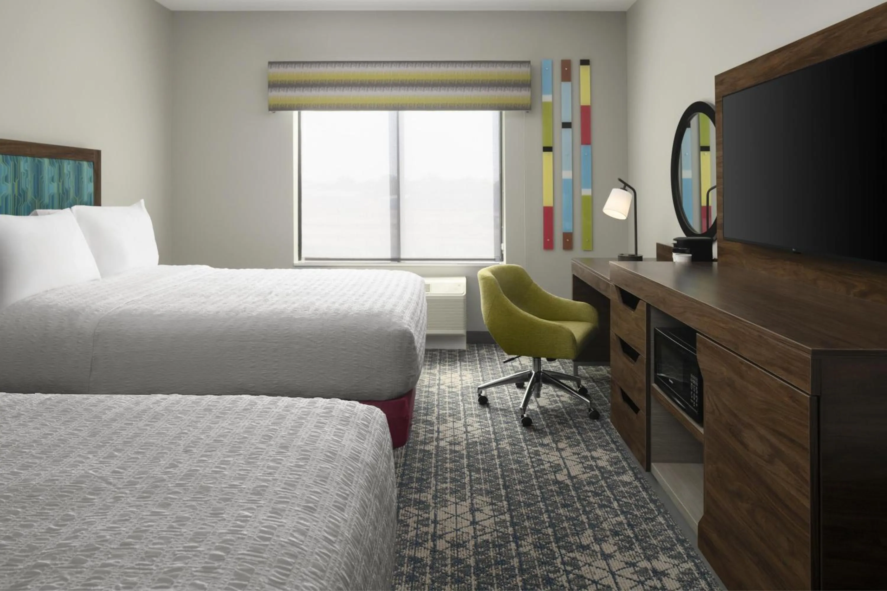 Bed in Hampton Inn & Suites Somerset