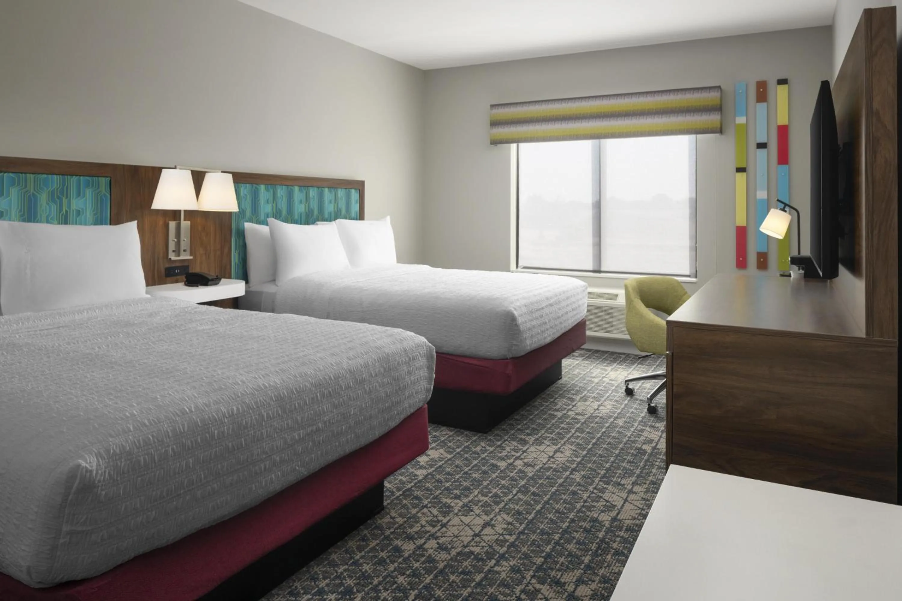 Bed in Hampton Inn & Suites Somerset