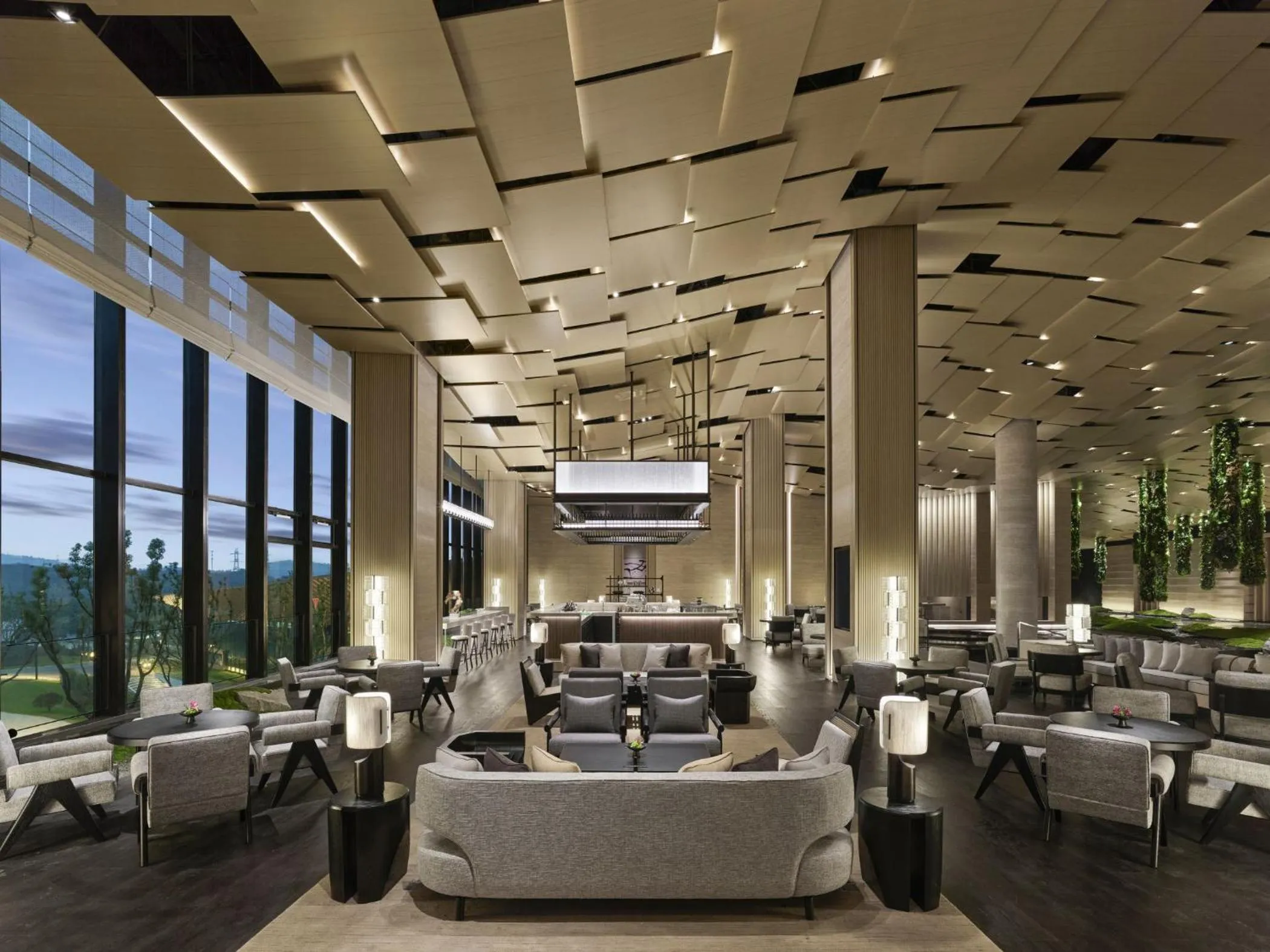 Lobby or reception in Hilton Nanjing Niushoushan