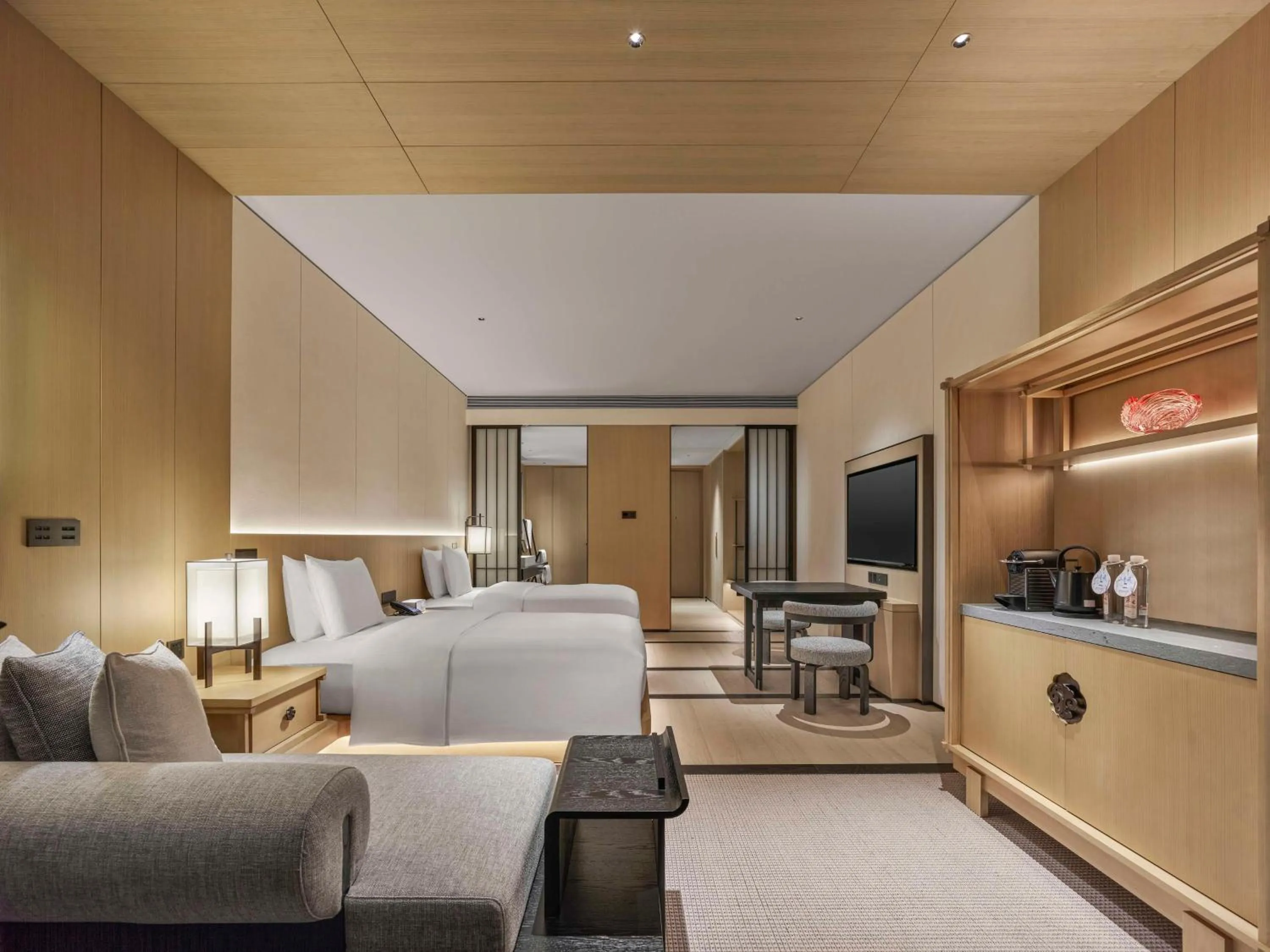 Living room in Hilton Nanjing Niushoushan