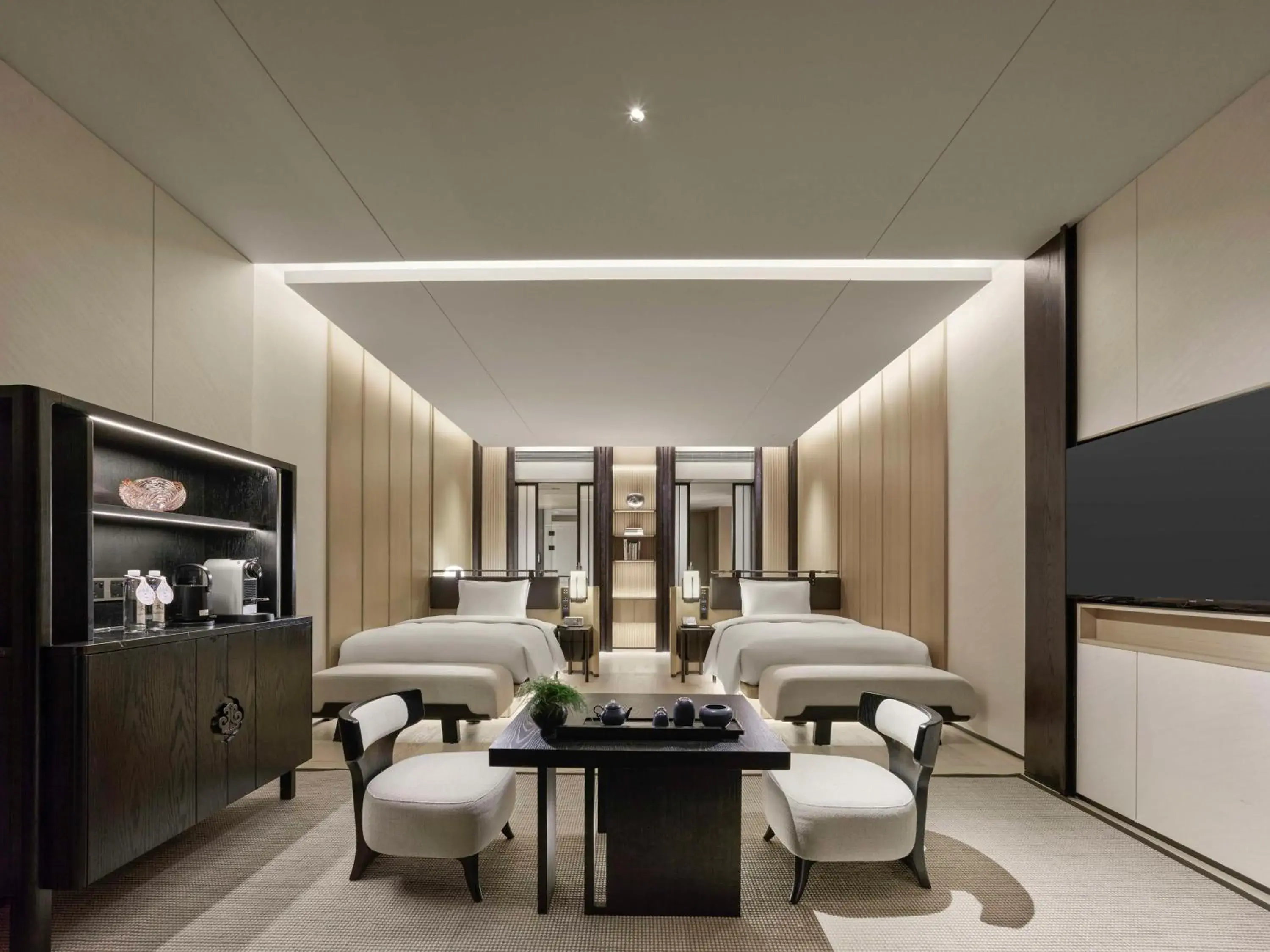 Executive Twin Room in Hilton Nanjing Niushoushan Executive Twin Room in Hilton Nanjing Niushoushan