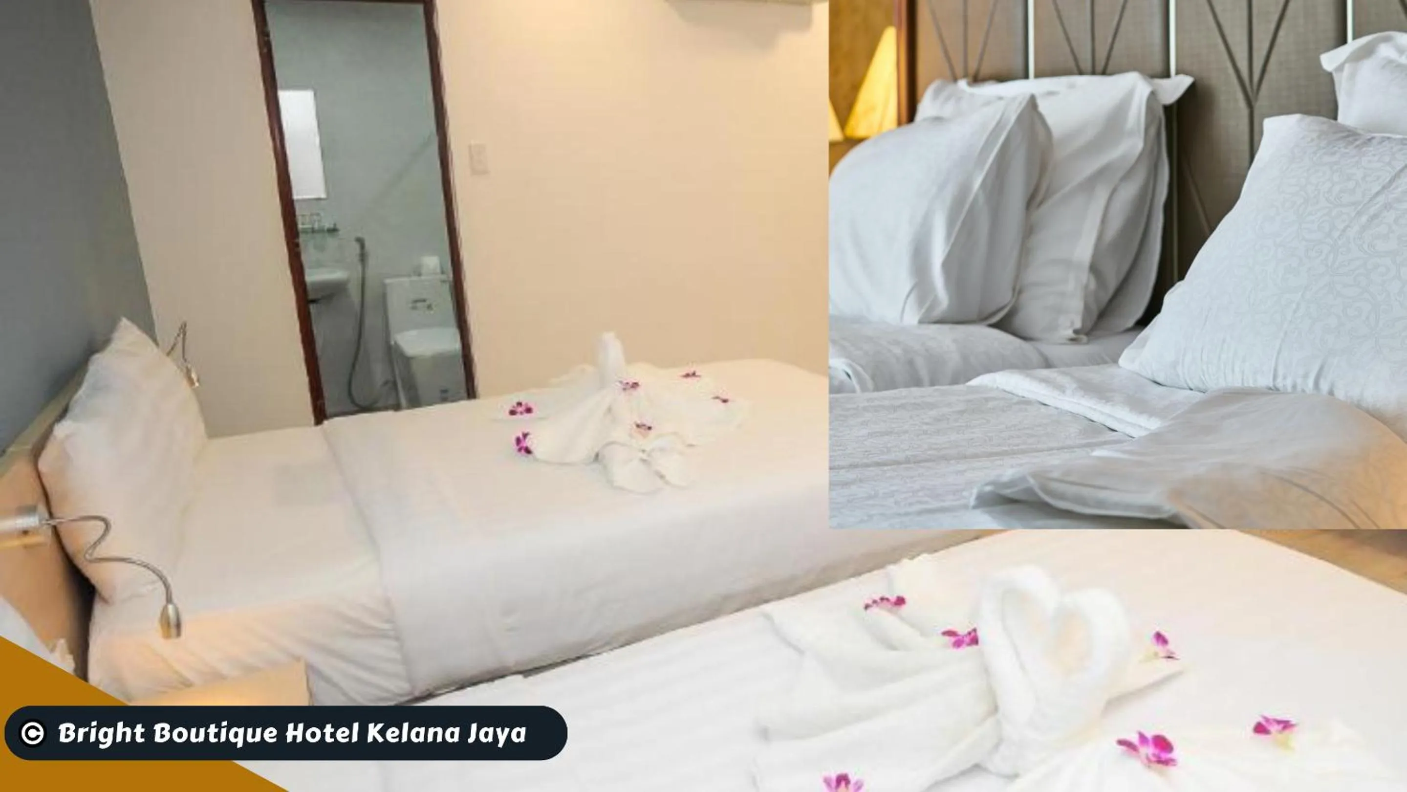 Bed in Bright Boutique Hotel Kelana Jaya
