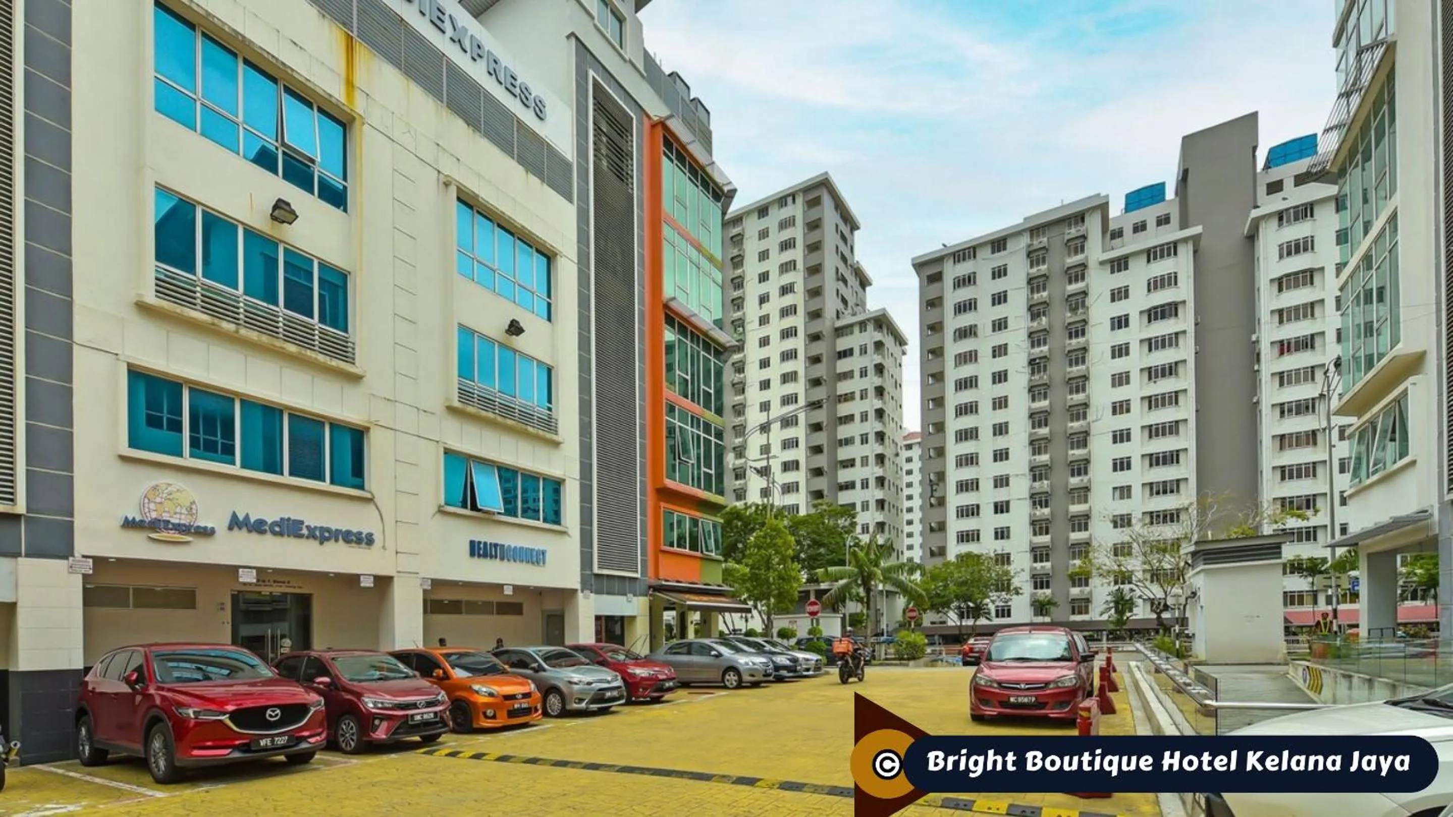 Property building in Bright Boutique Hotel Kelana Jaya