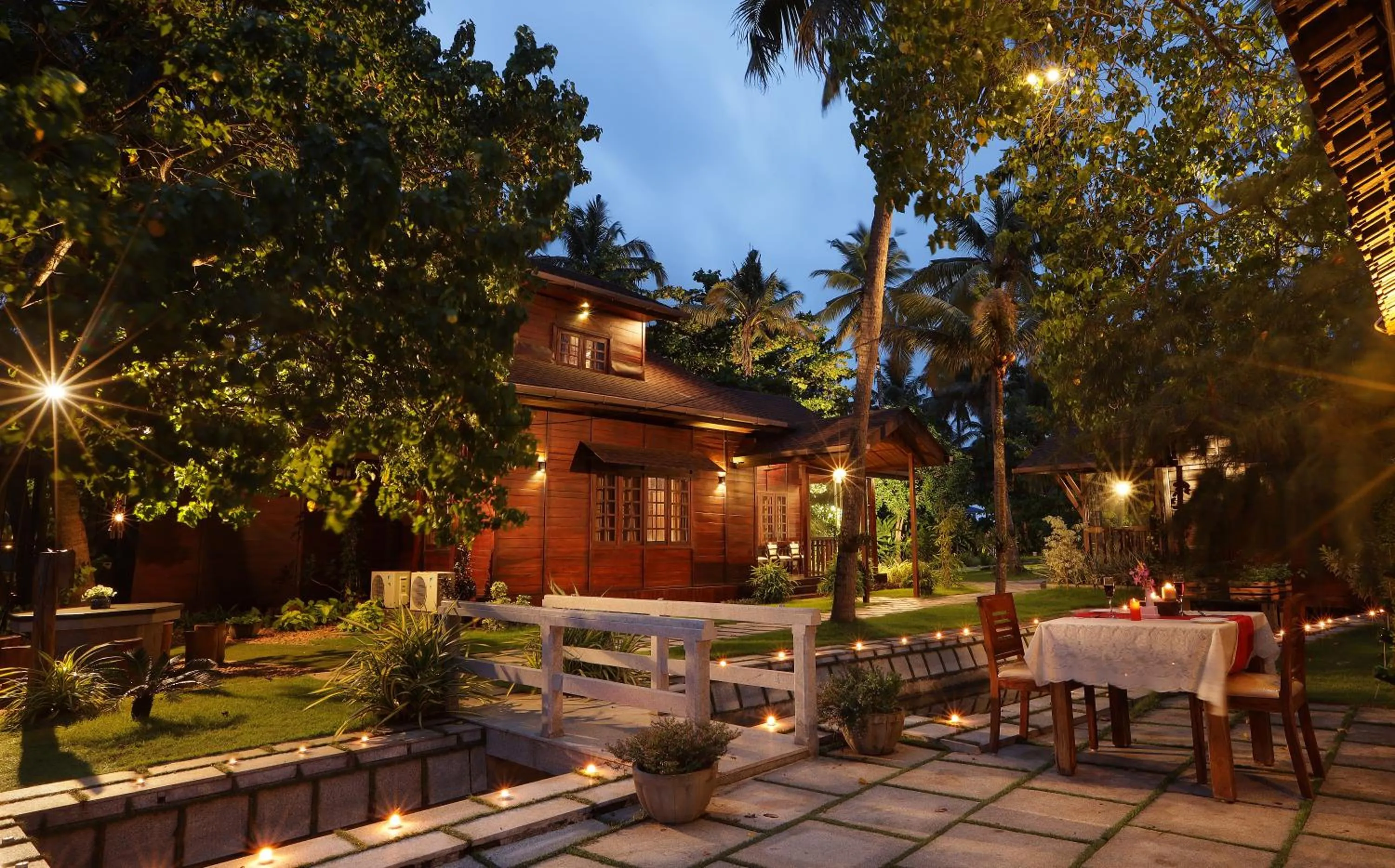 Garden view in Maliekal Heritance Cherai Beach Cochin