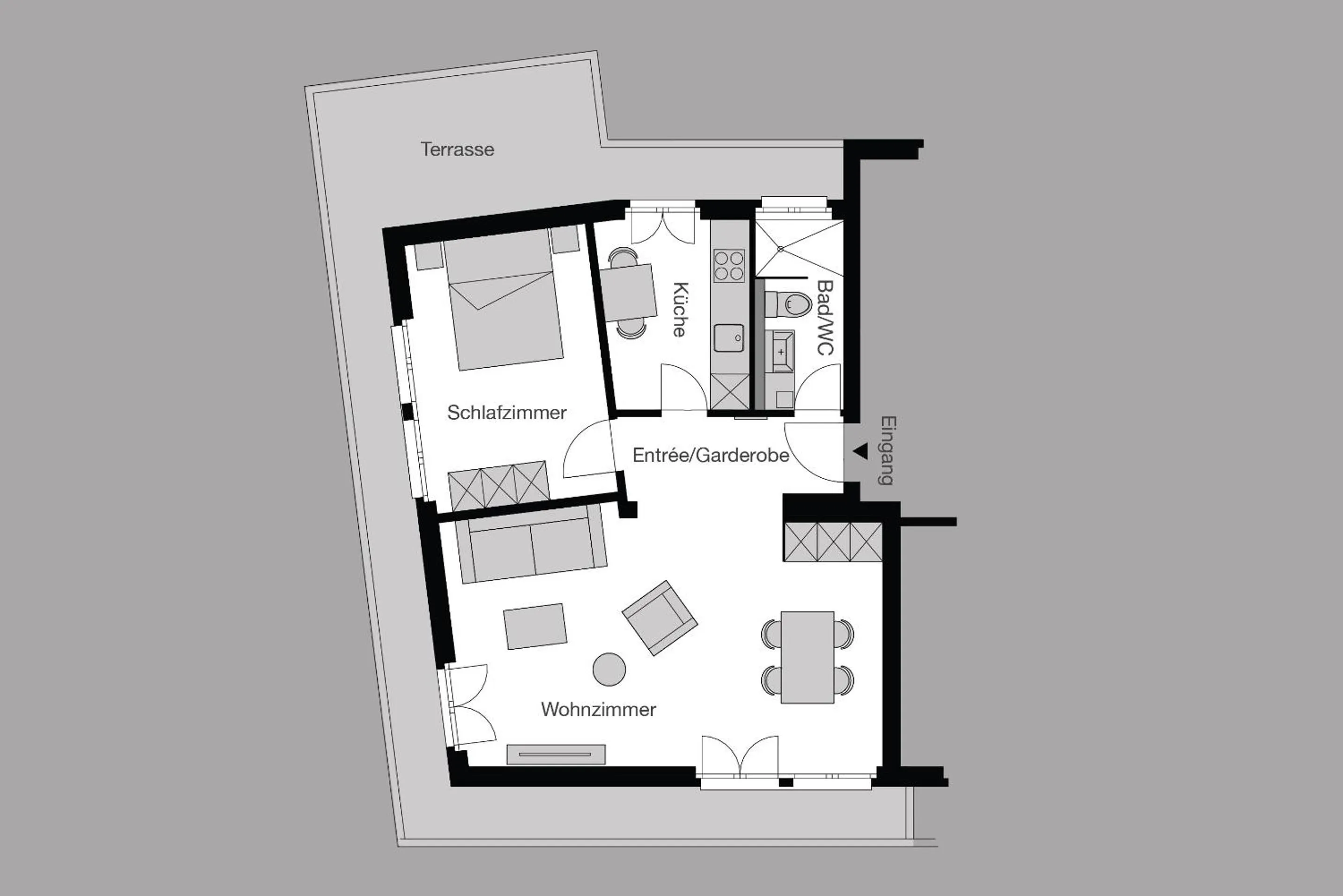Floor plan in CITY STAY - Kieselgasse