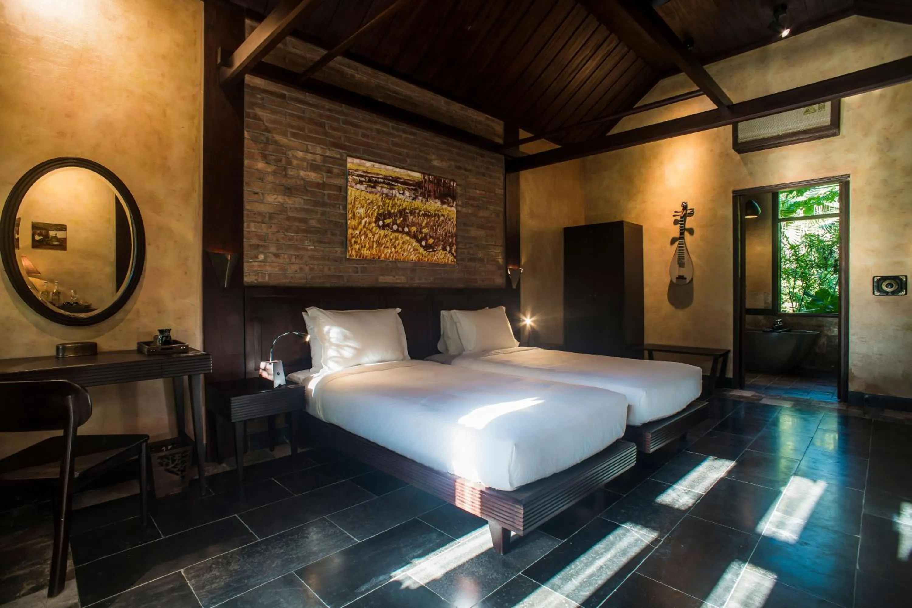Bed in Nham Village Resort