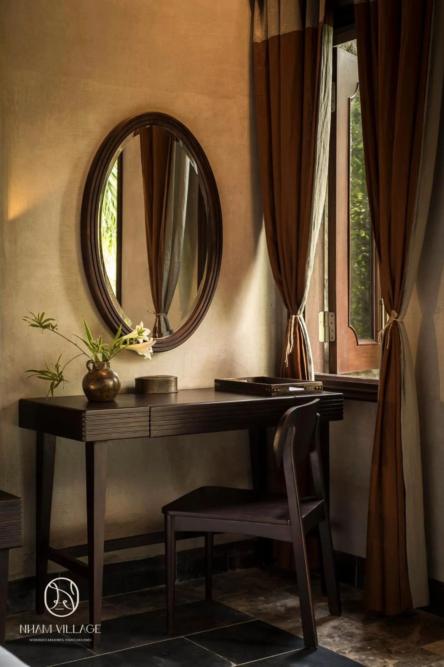 Bedroom in Nham Village Resort