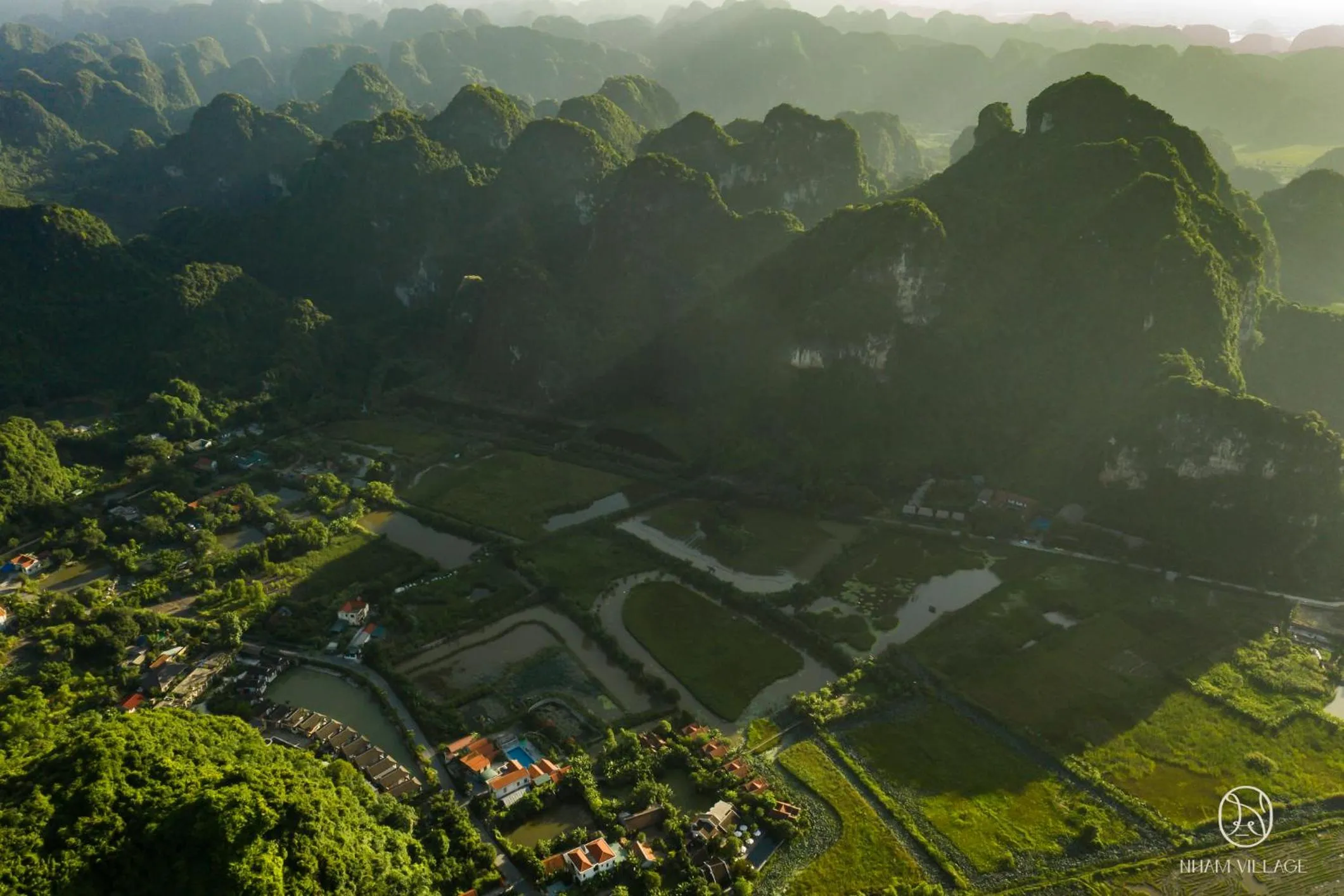 Natural landscape in Nham Village Resort