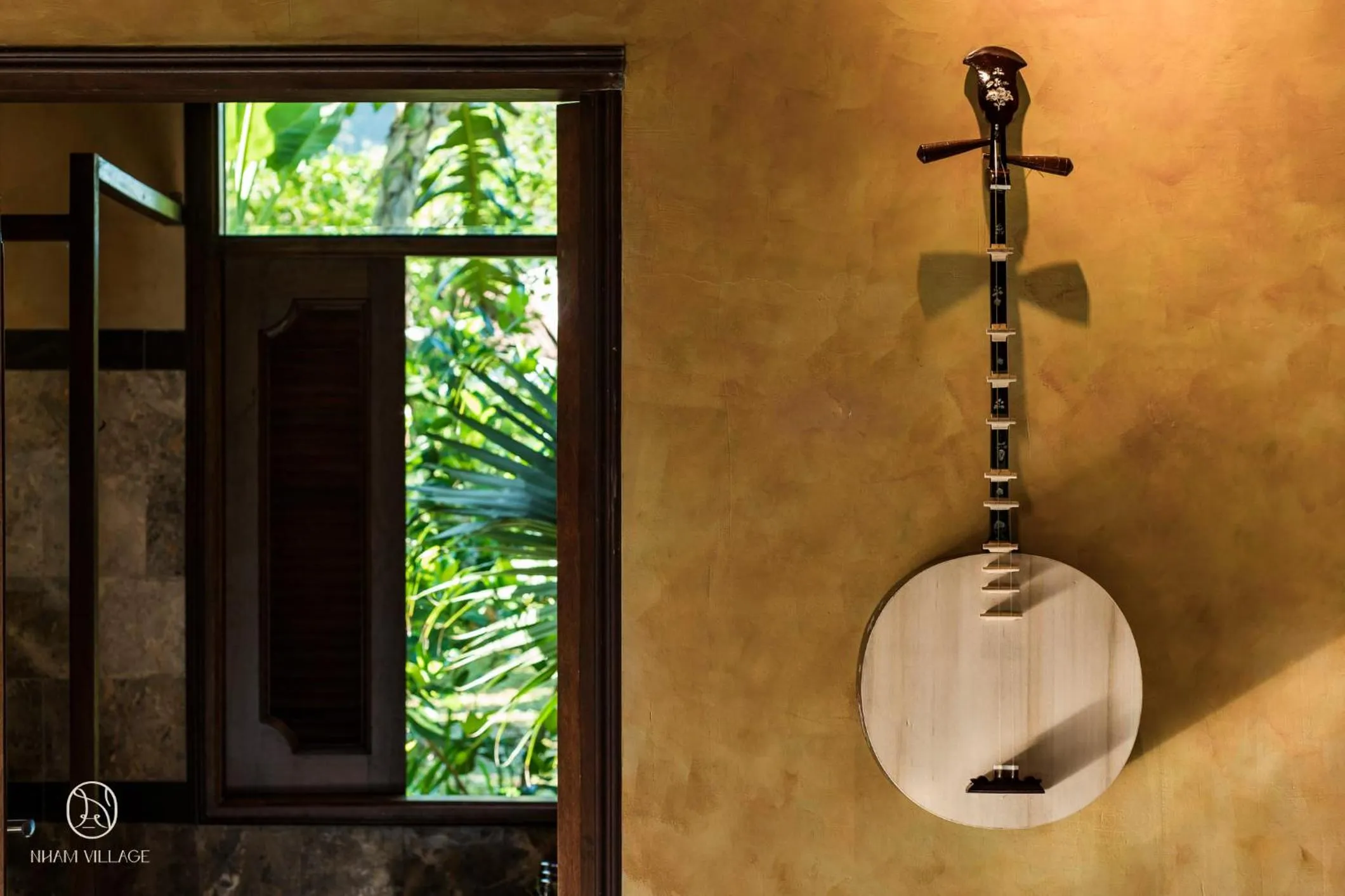 Bedroom in Nham Village Resort