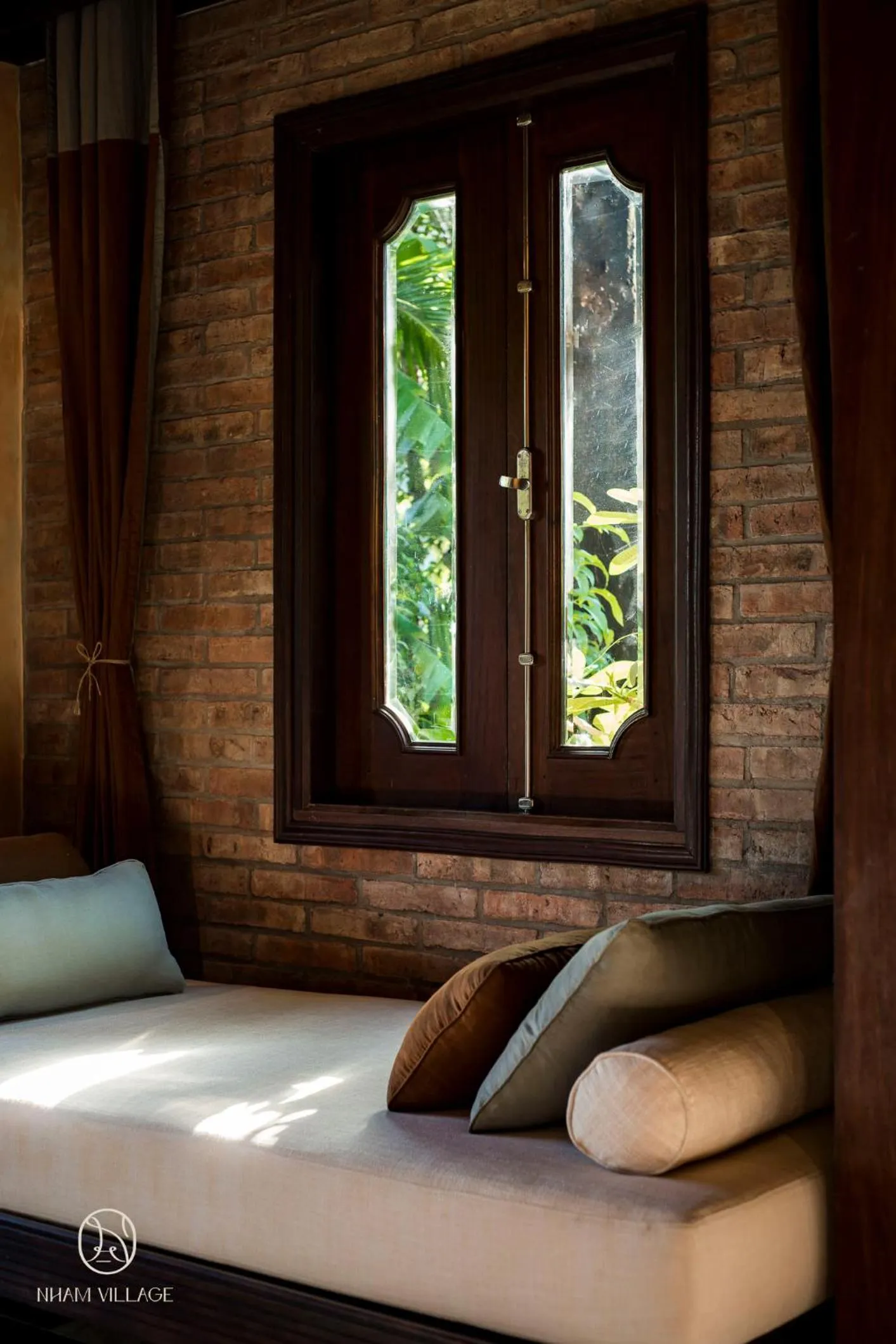 Bedroom, Bed in Nham Village Resort