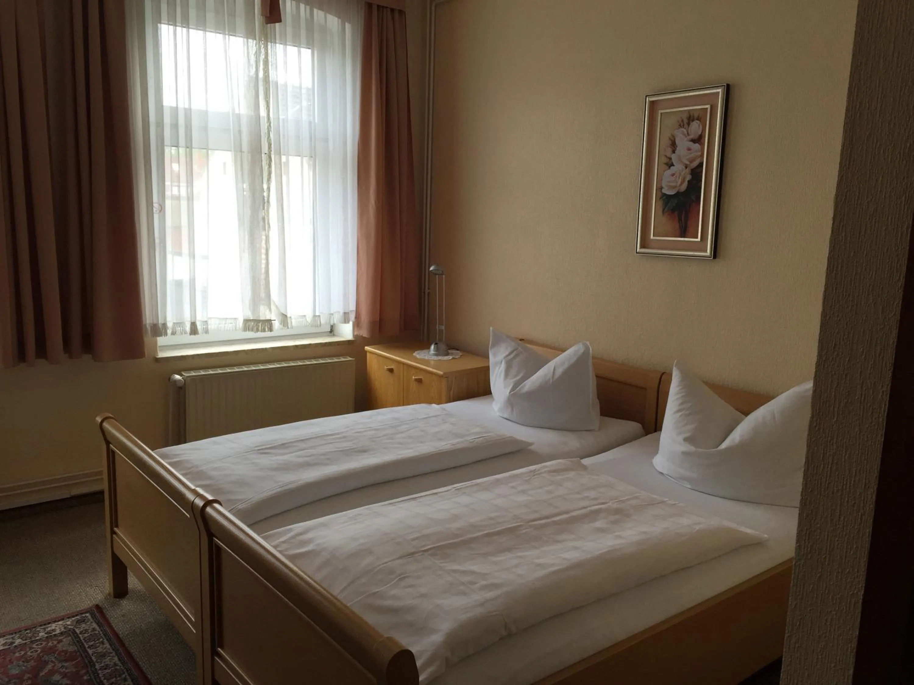 Bed in Hotel Grüner Kranz