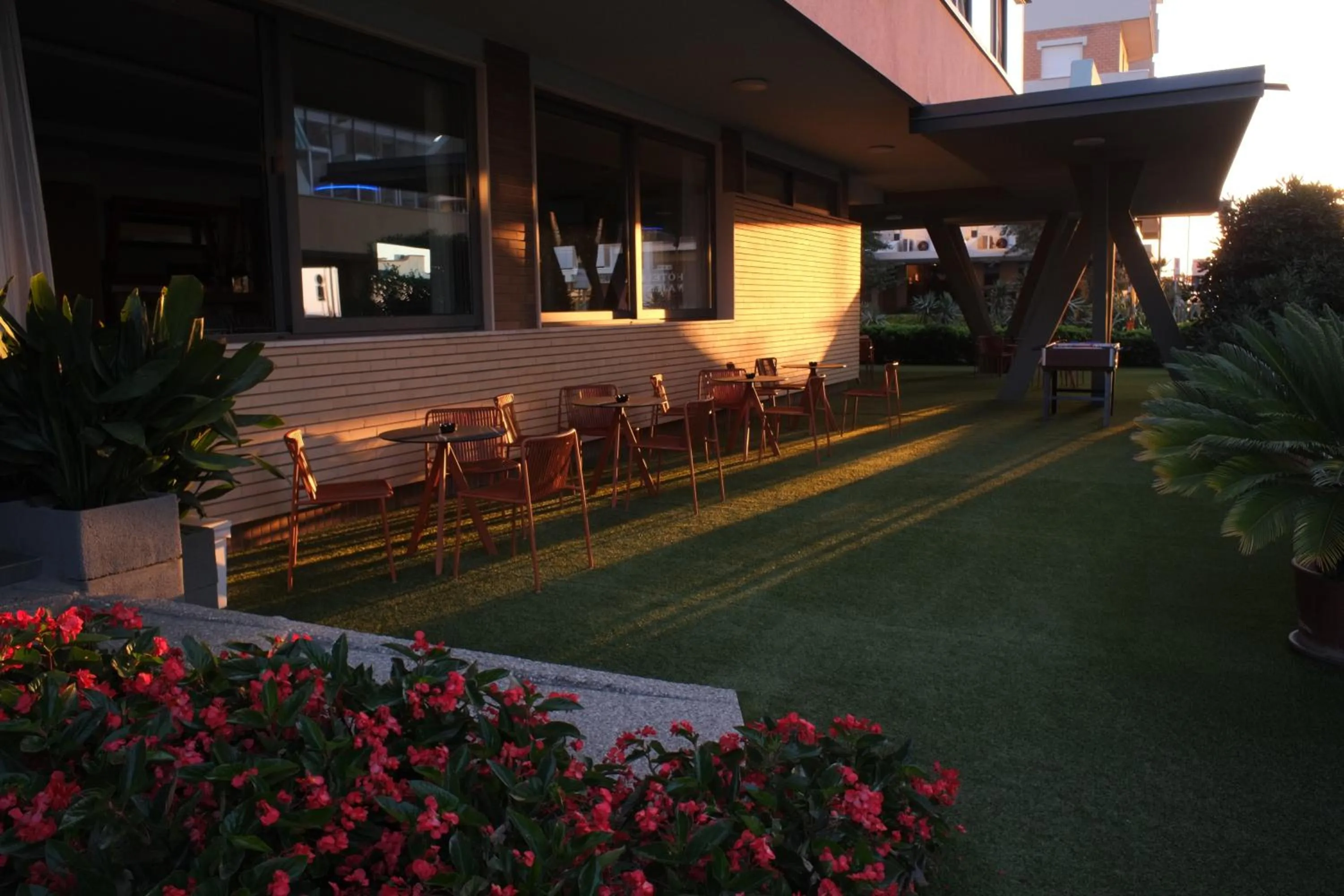 Garden view in Hotel Marcus