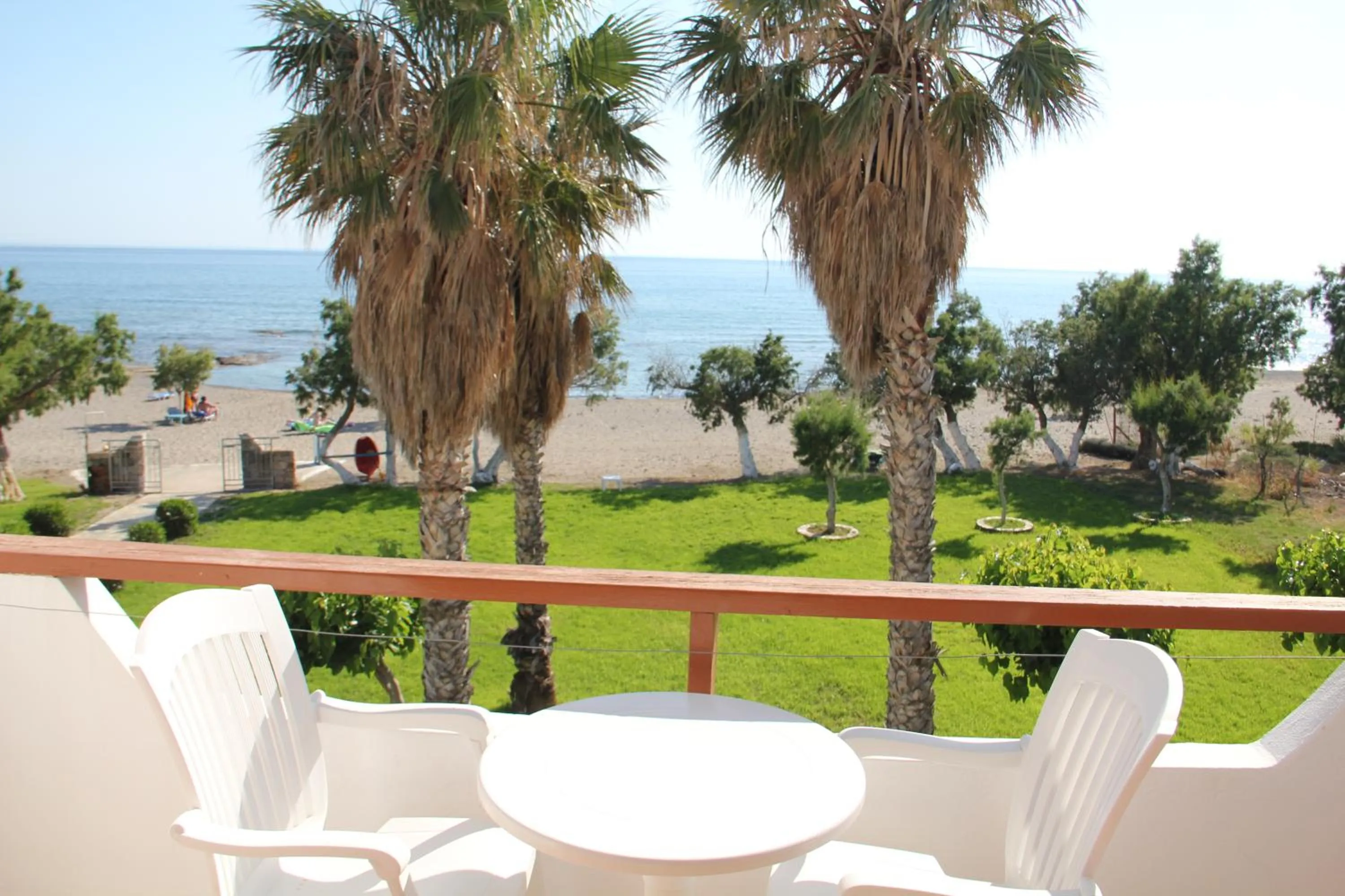 Garden view in Studios Stavris