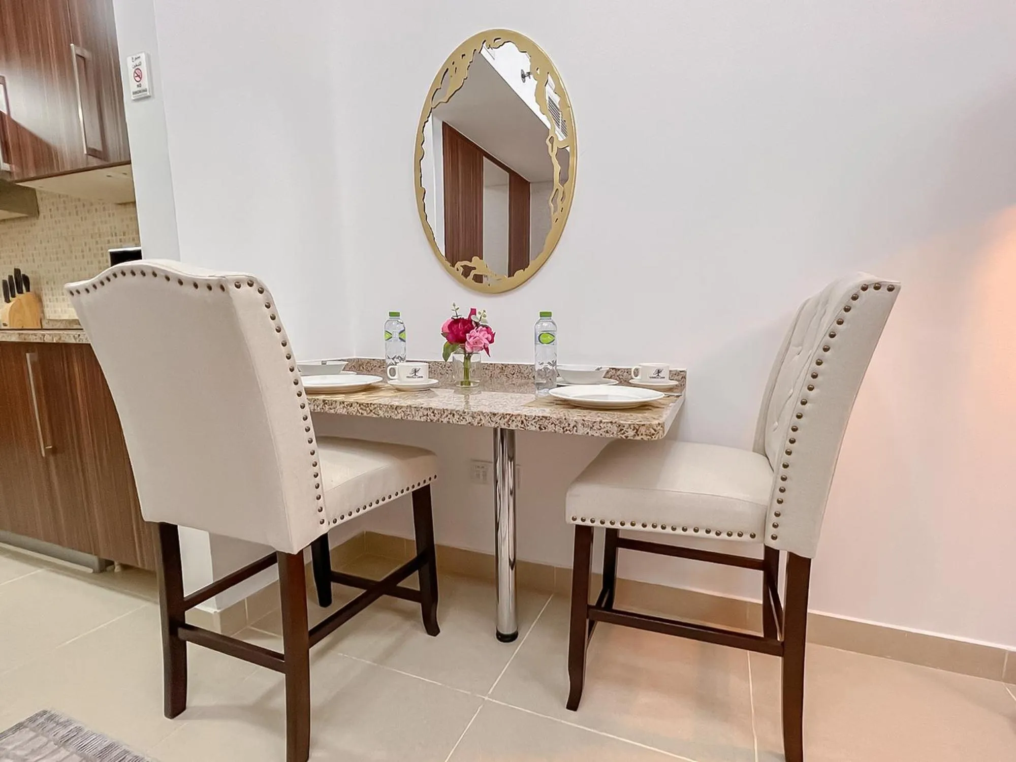 Seating area in Cosmos Living Luxurious Studio Near Metro