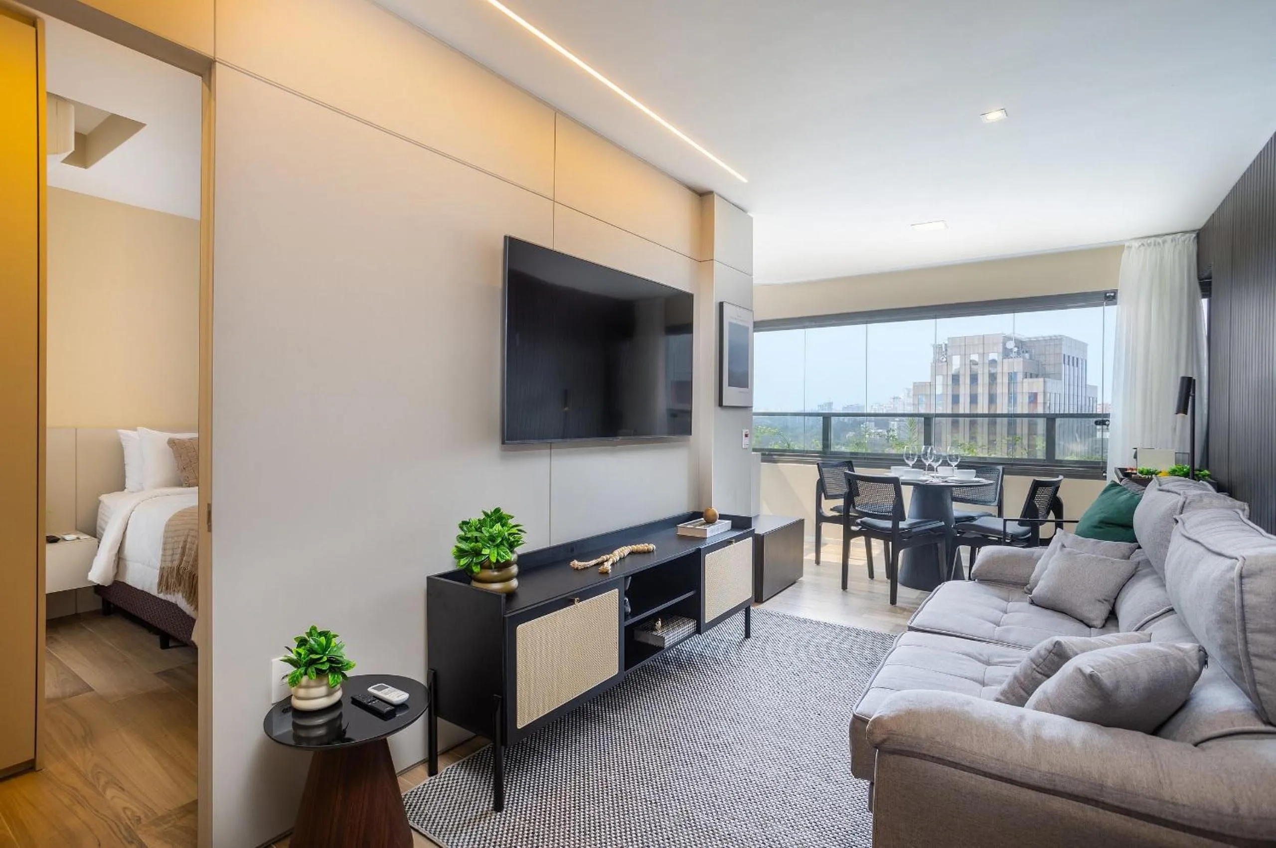 Living room in DSG Itaim by Conviva