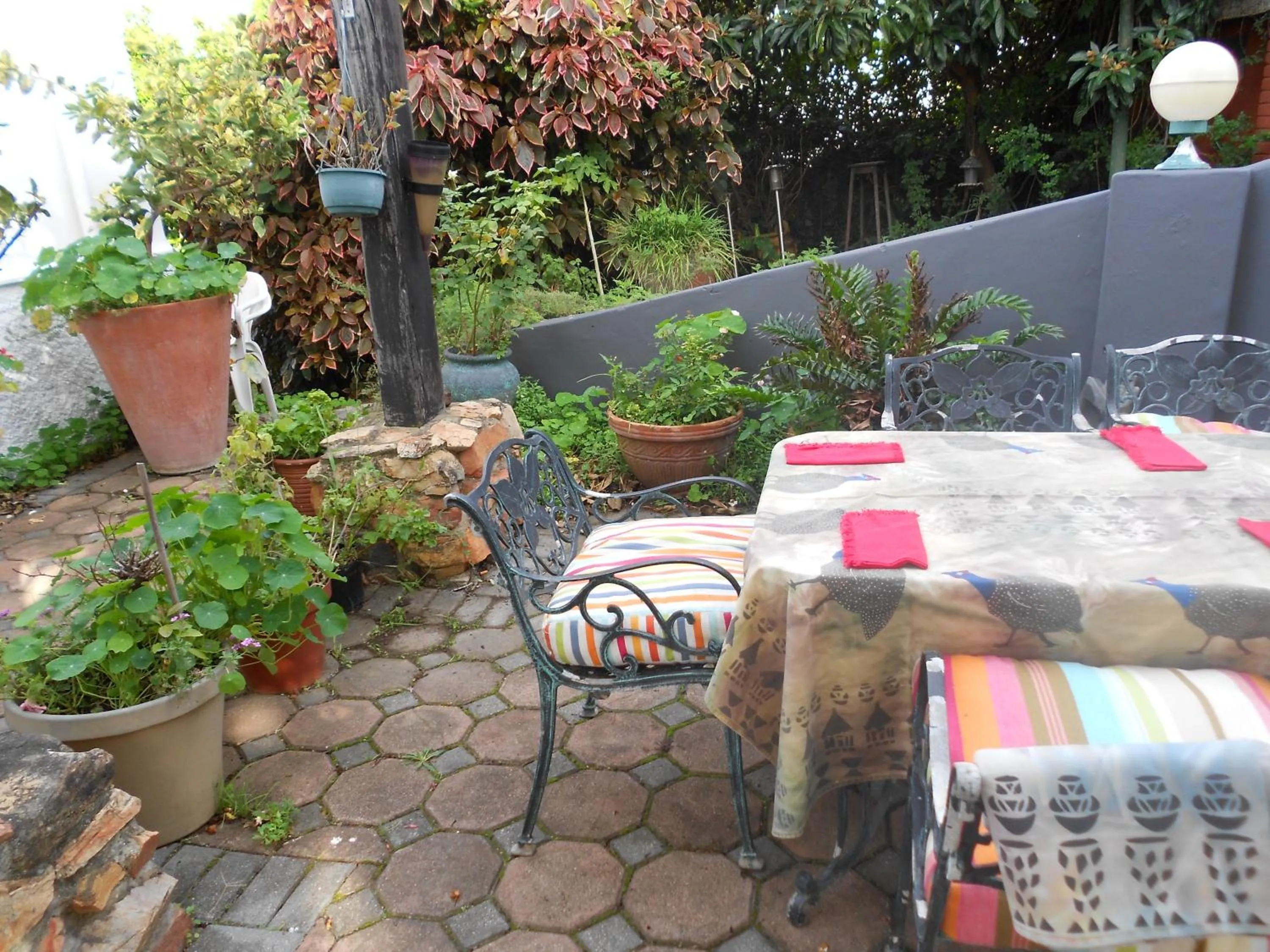 Patio in Valley Guest House