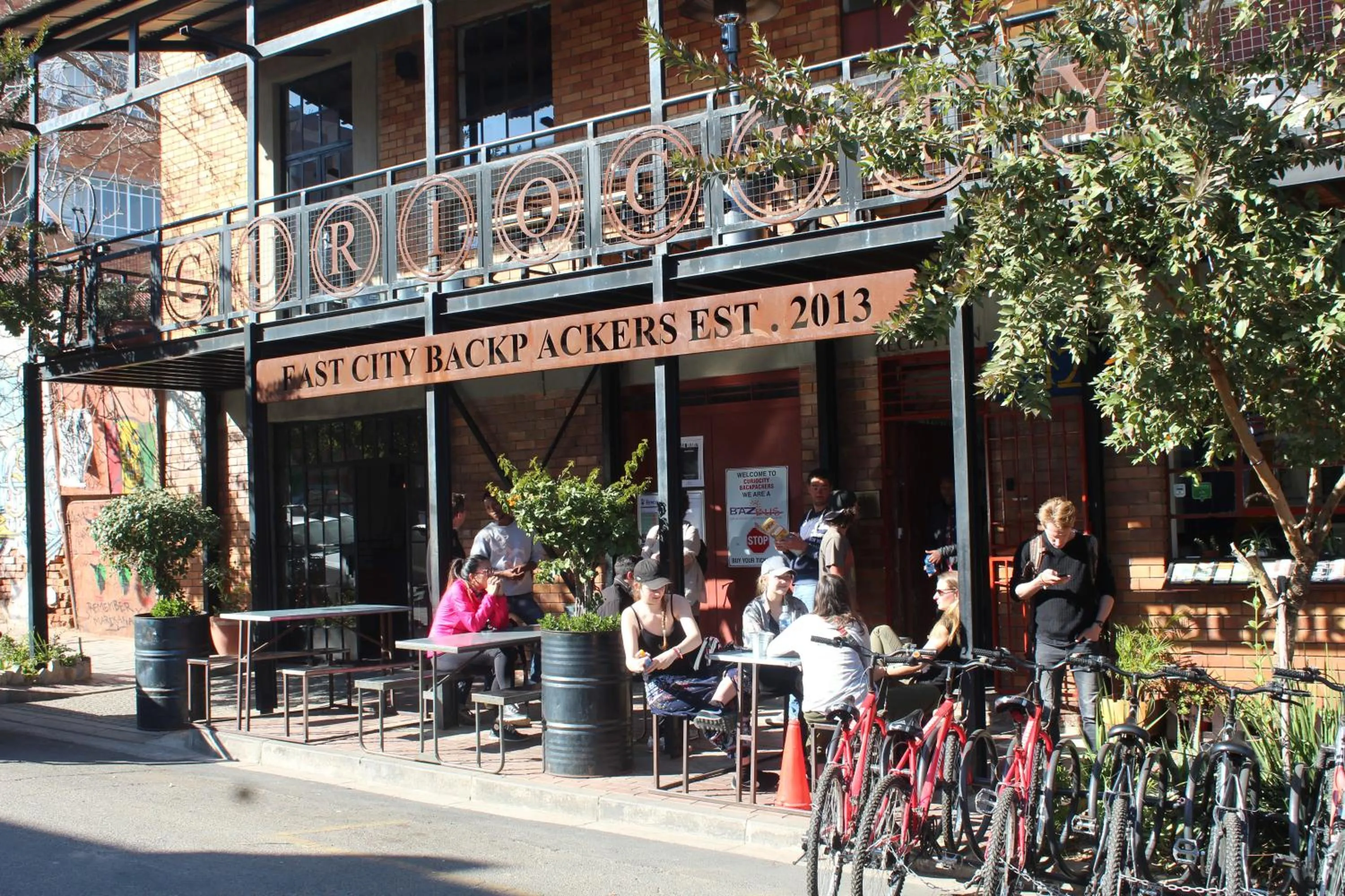 Facade/entrance in CURIOCITY Backpackers Johannesburg