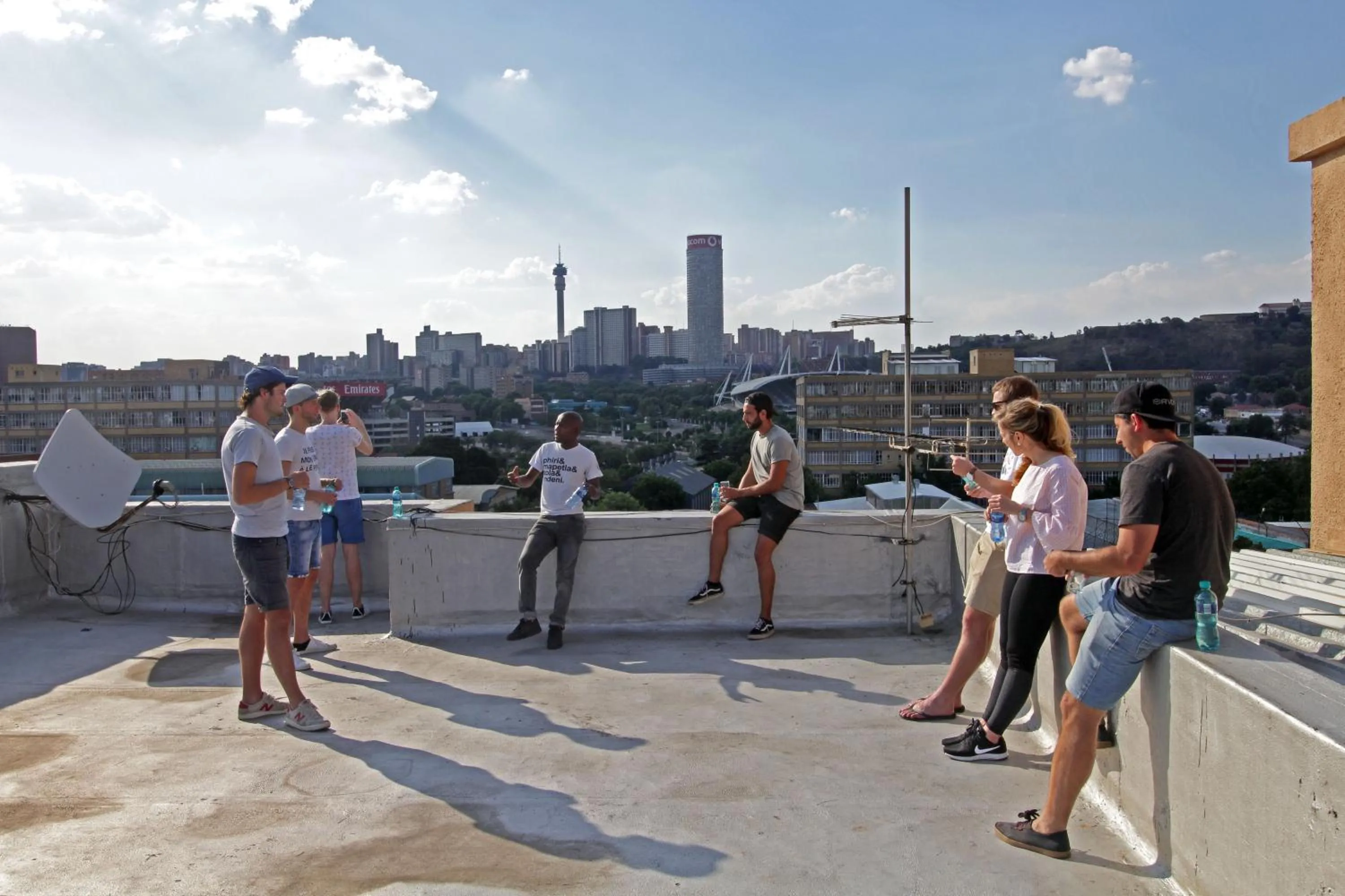 Bird's eye view in CURIOCITY Backpackers Johannesburg