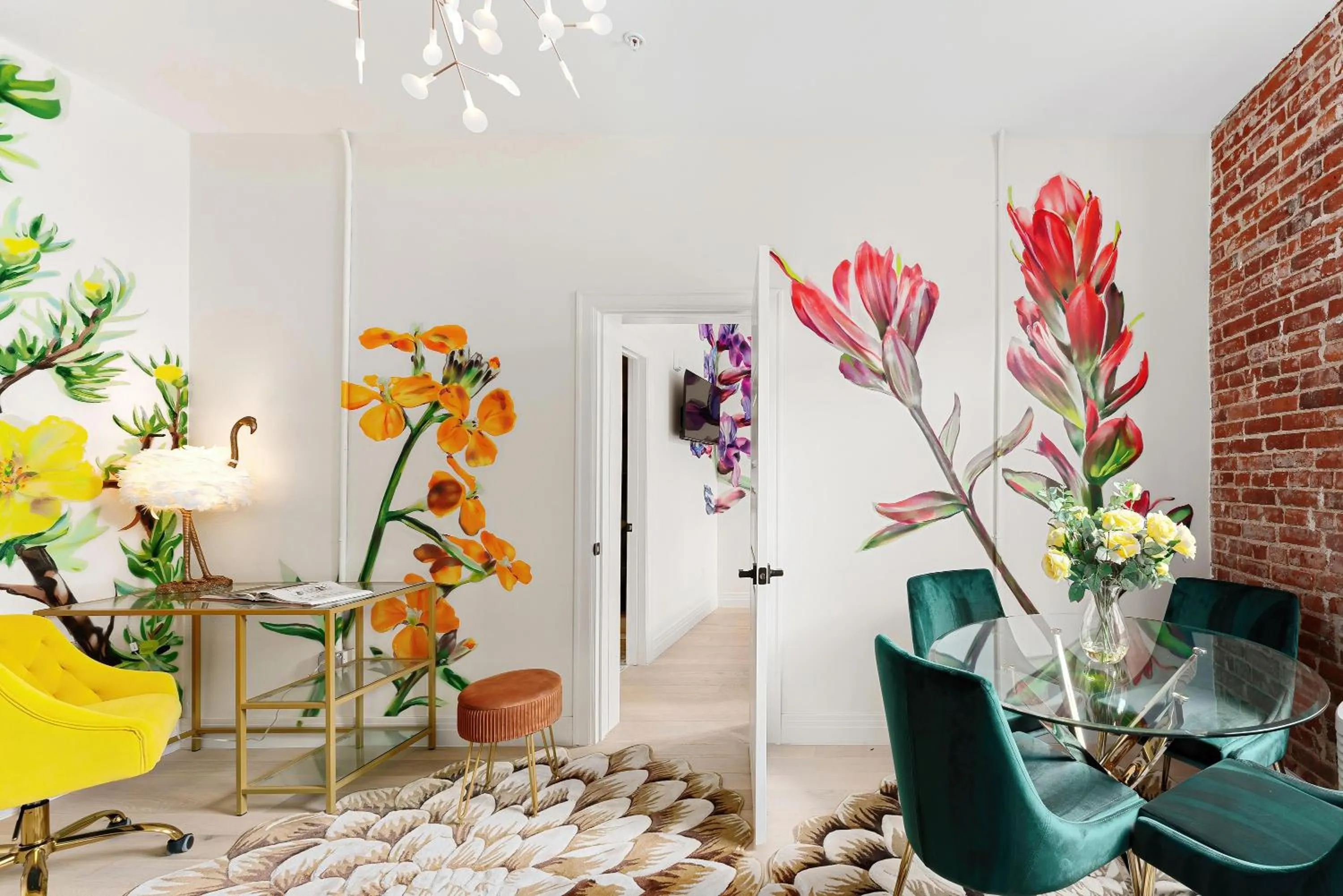 Seating area in The Acoma House