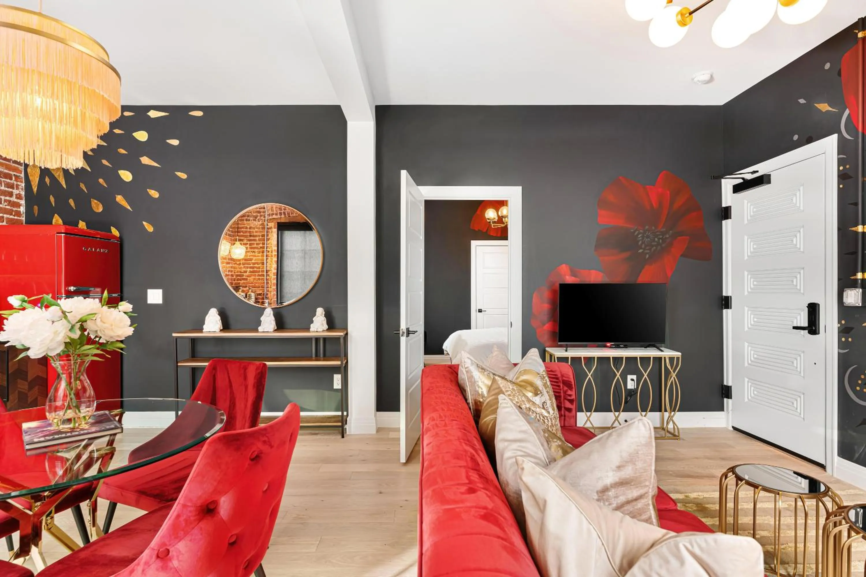 Seating area in The Acoma House