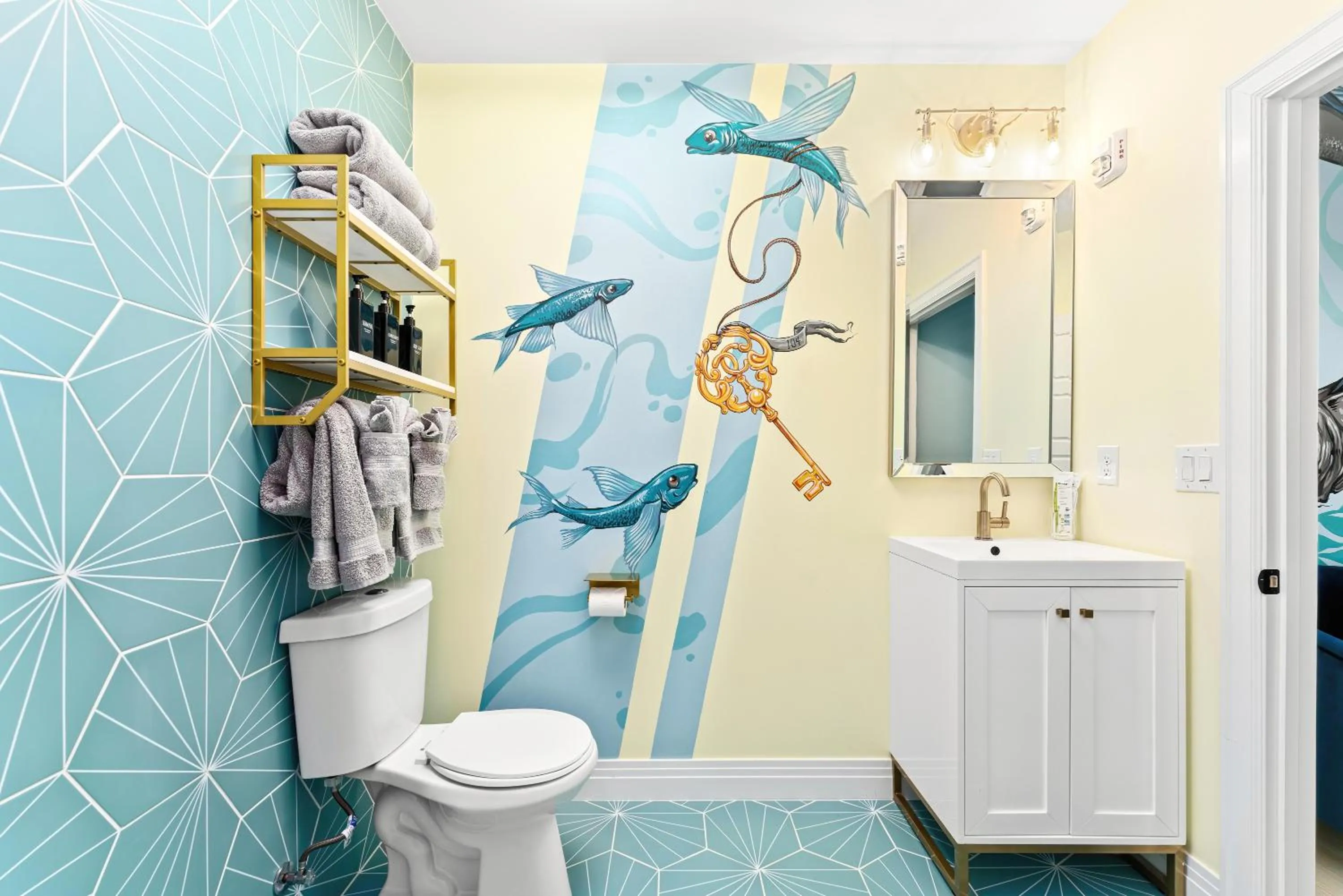 Bathroom in The Acoma House