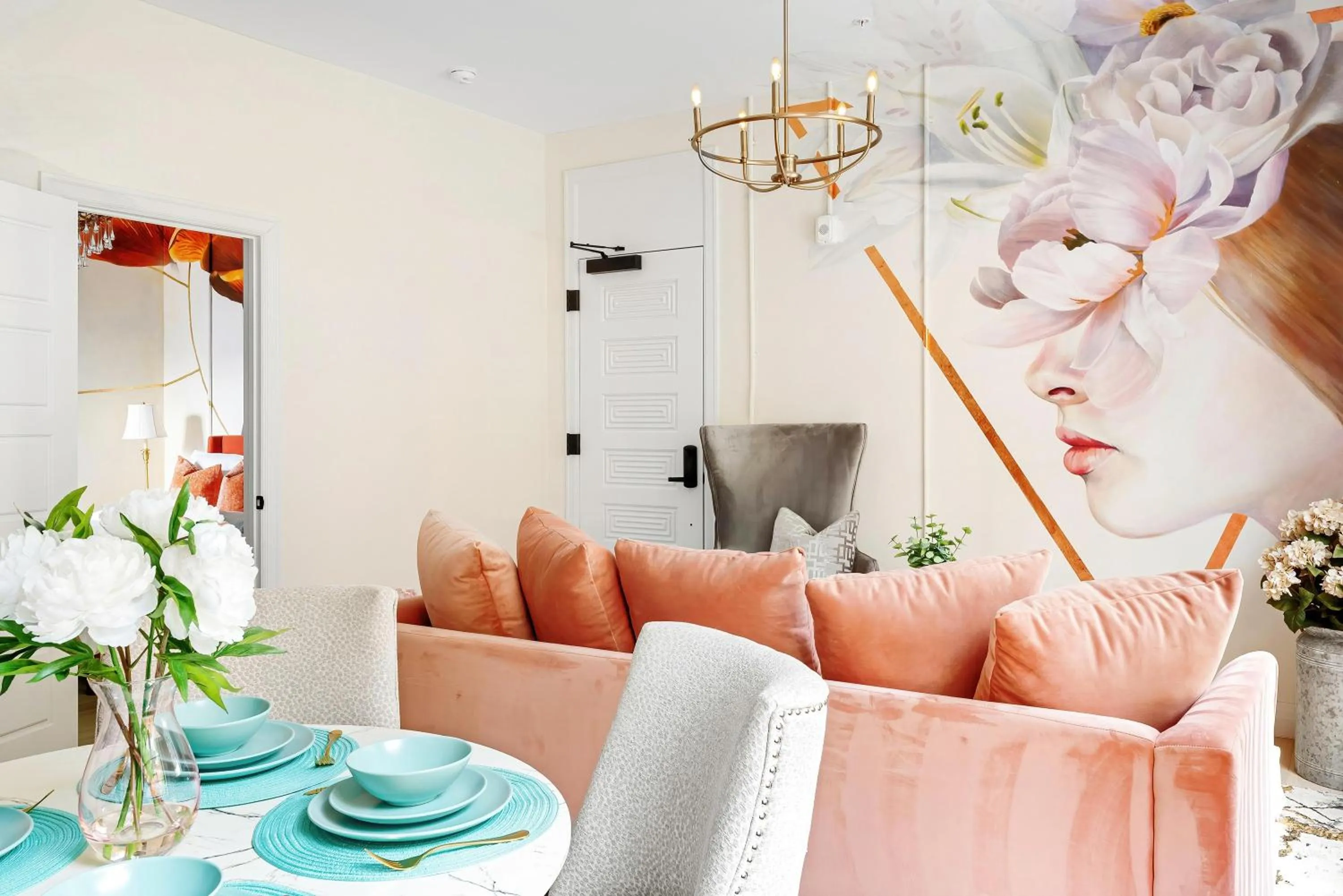 Living room in The Acoma House