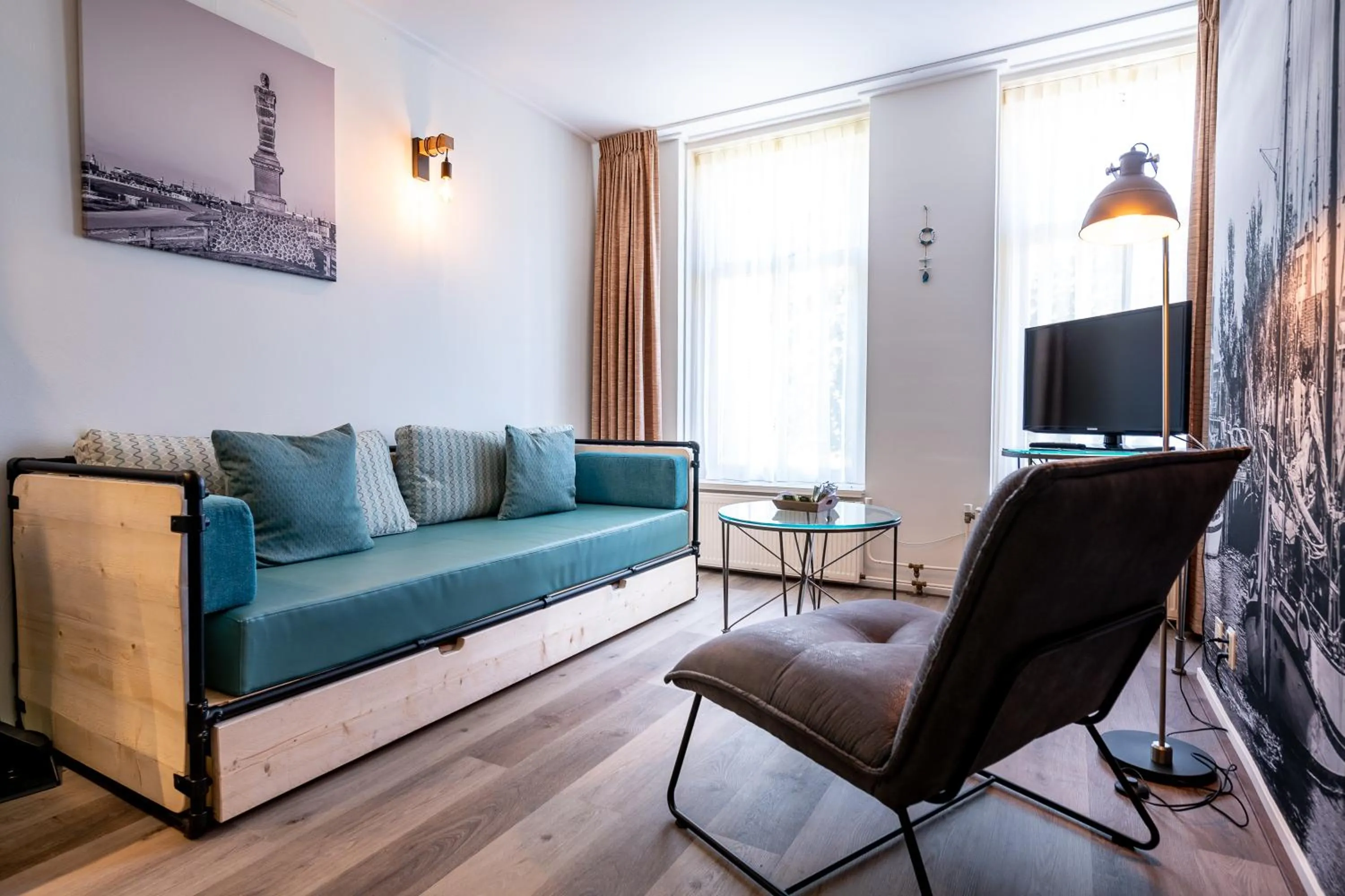 Living room in Hotel Almenum - het sfeervolle stadslogement -