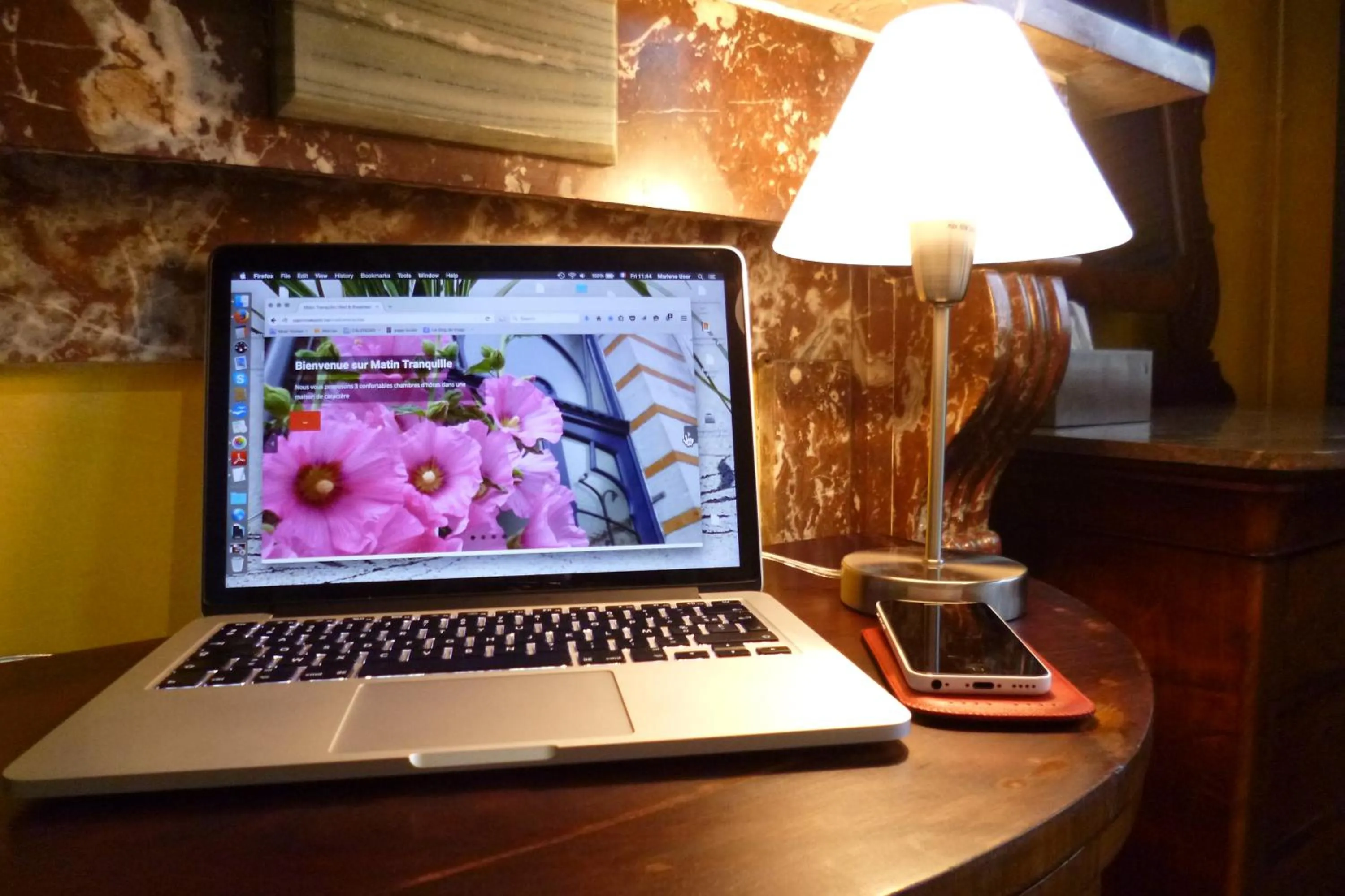 On site in B&B Matin Tranquille