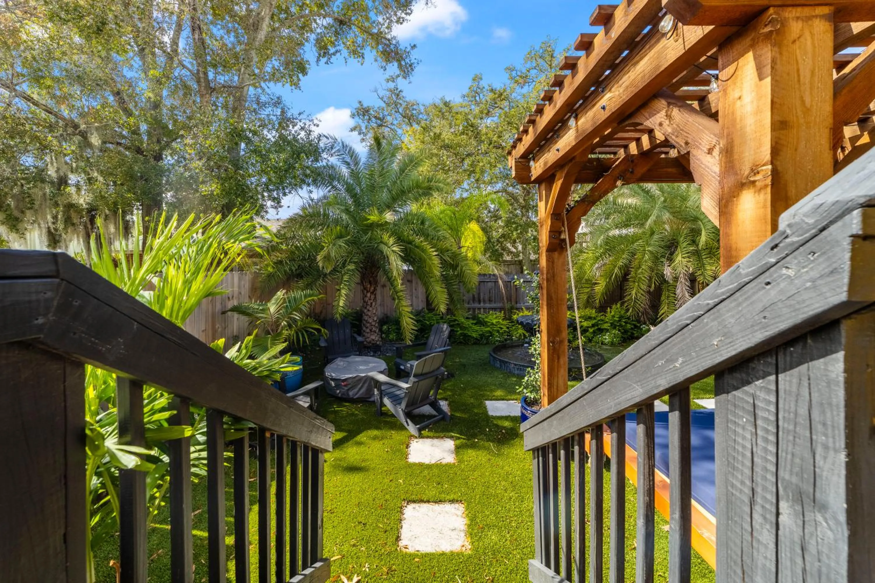 Inner courtyard view in Casa De Hernandez