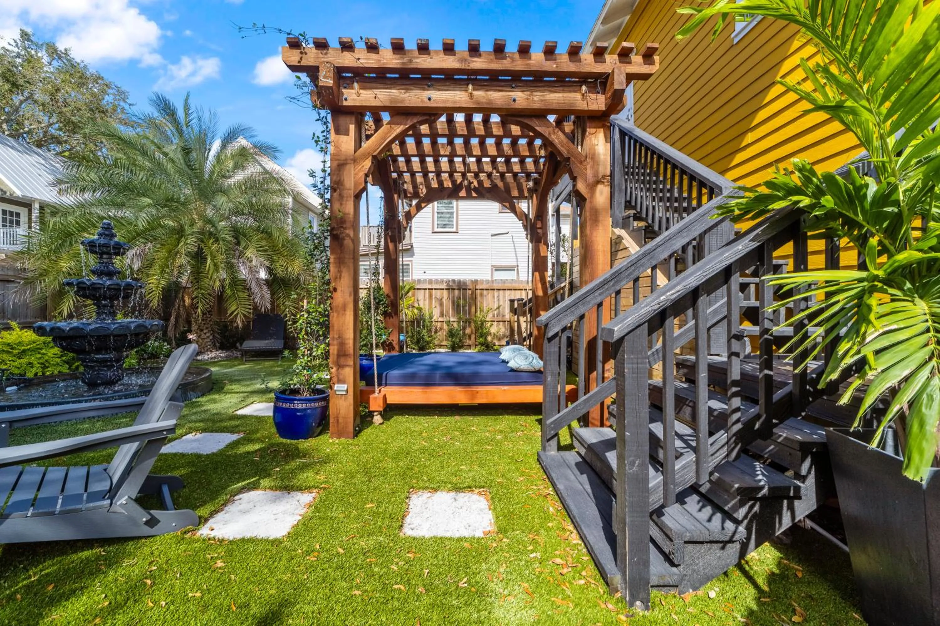 Inner courtyard view in Casa De Hernandez