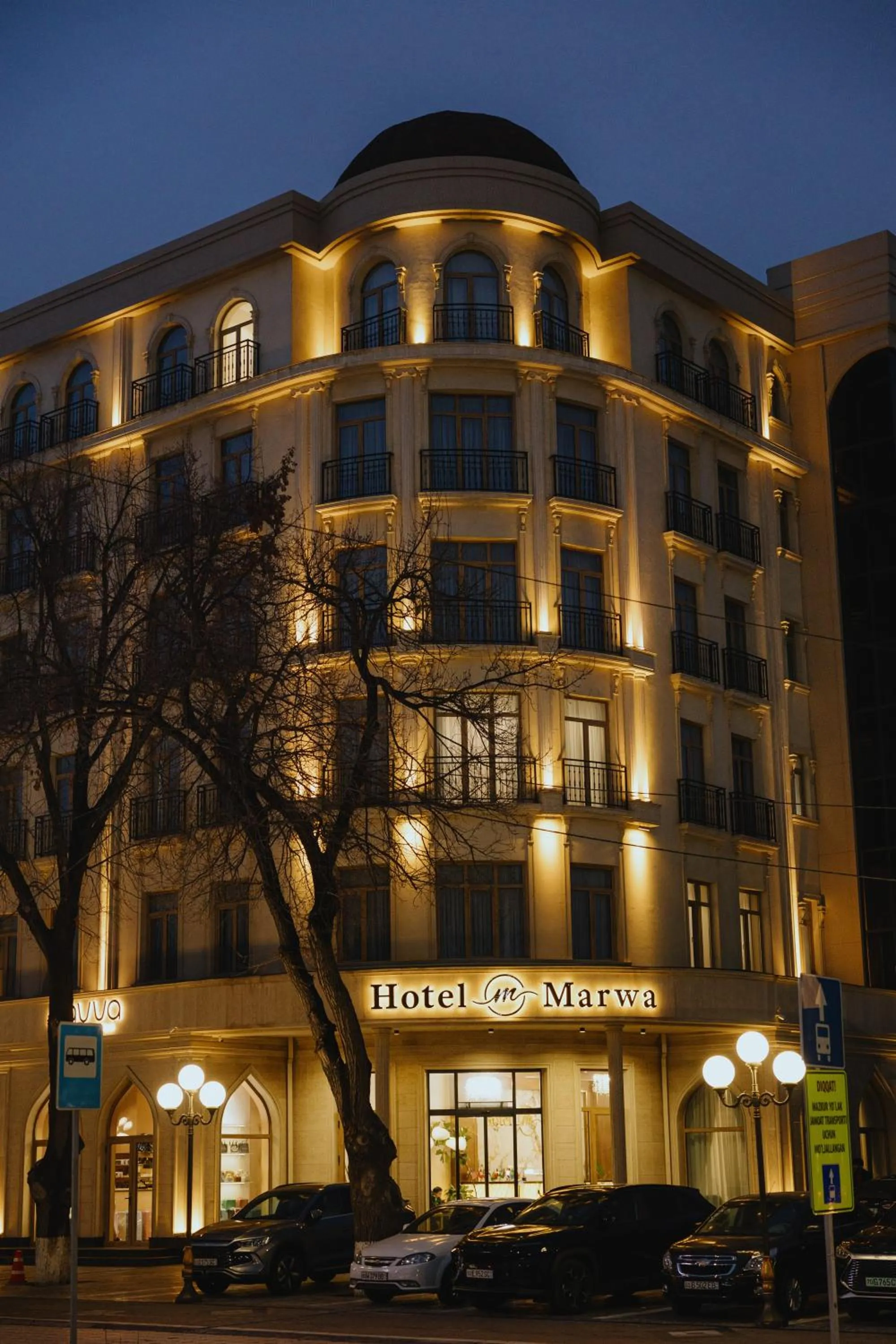 Property building in Hotel Marwa Tashkent Pool&Spa