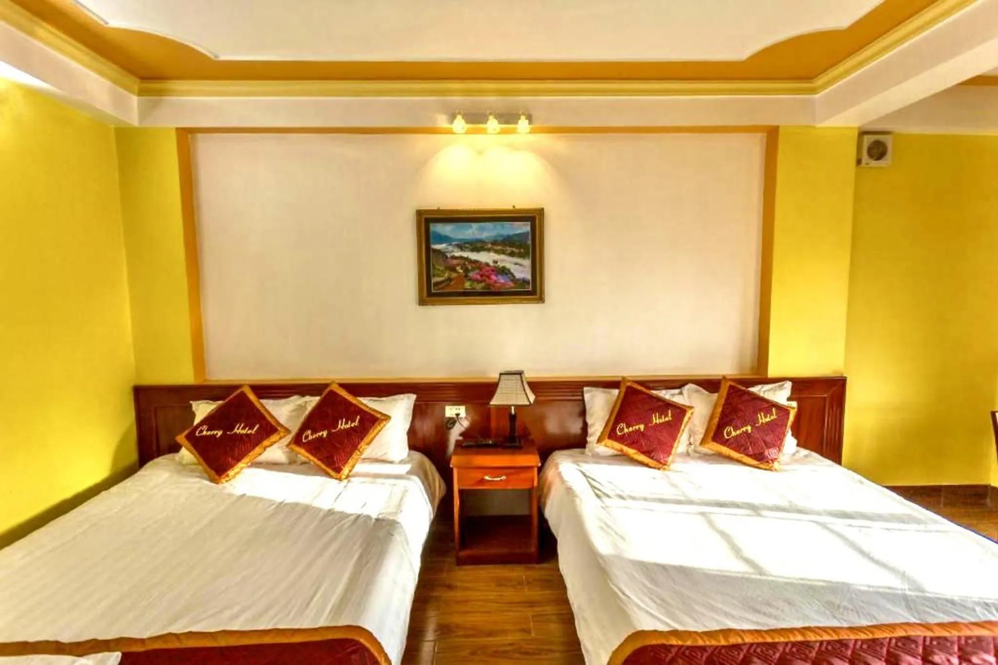 Photo of the whole room, Bed in Cherry Hotel