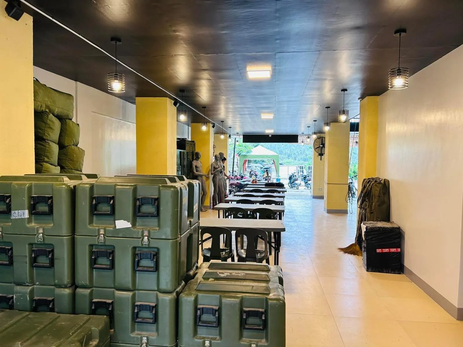 Lobby or reception in Camp Backpackers Port Barton