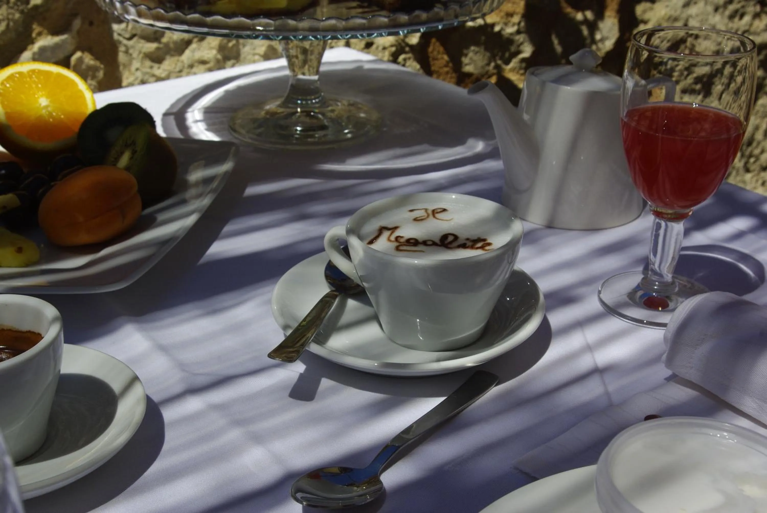 Breakfast in Agriturismo Il Megalite