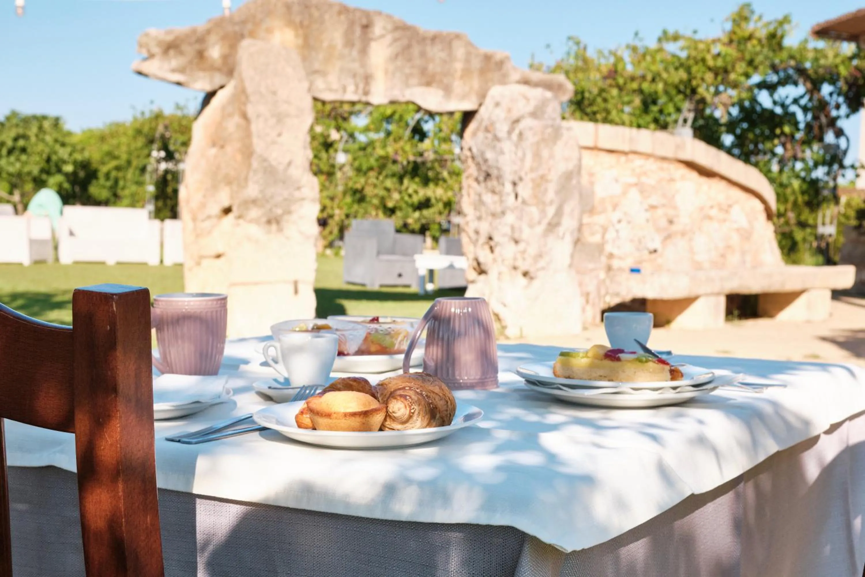 Breakfast in Agriturismo Il Megalite