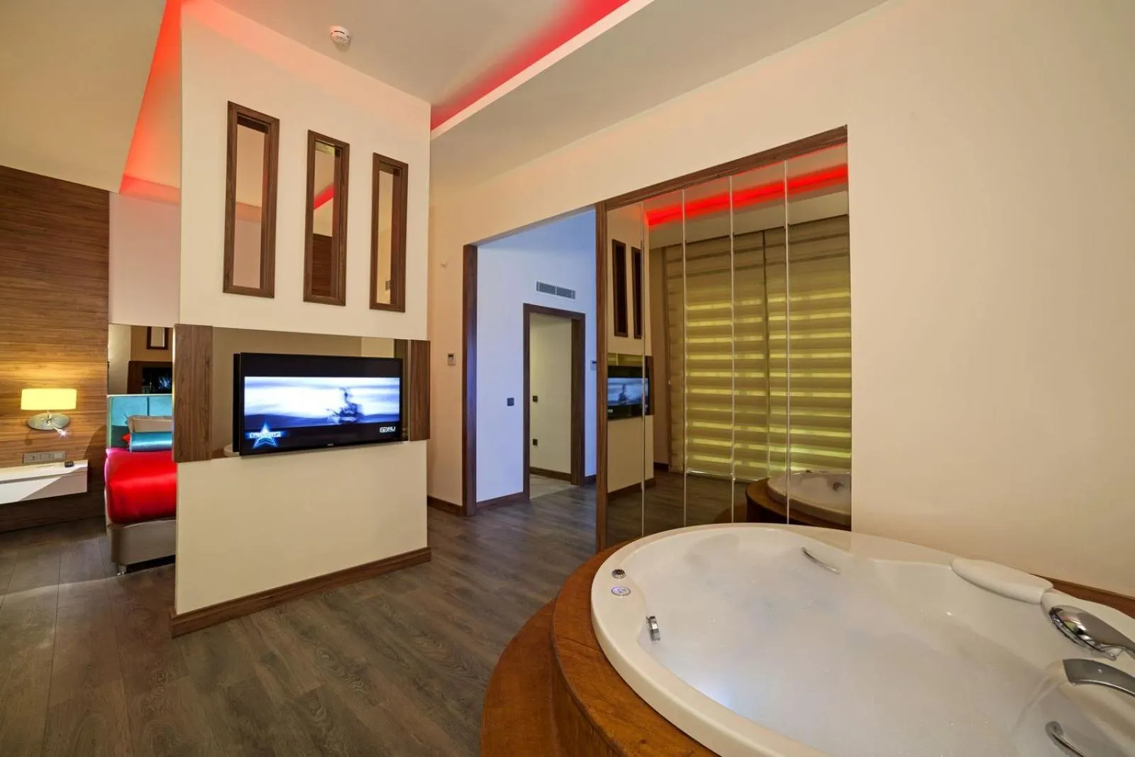 Bed in Luna Blanca Resort & Spa