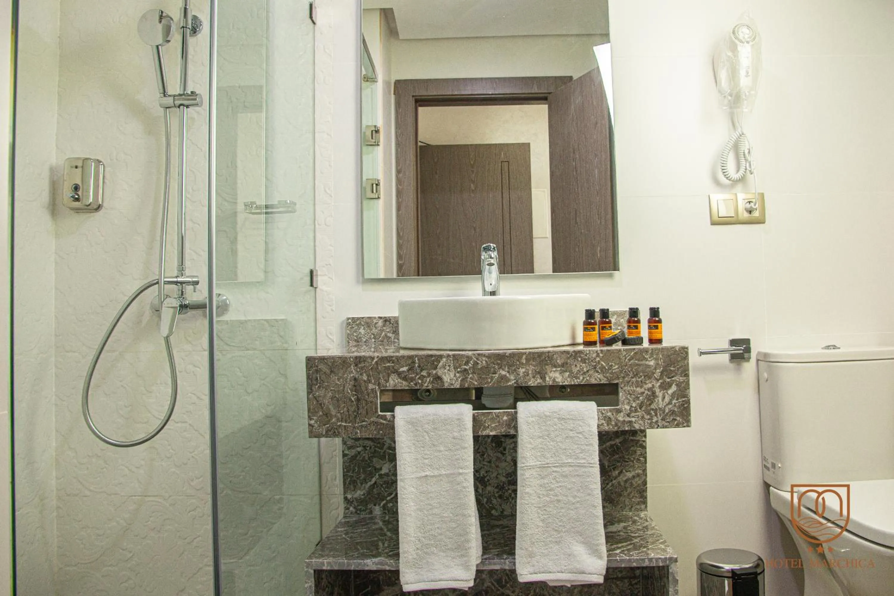 Shower in Marchica Hotel