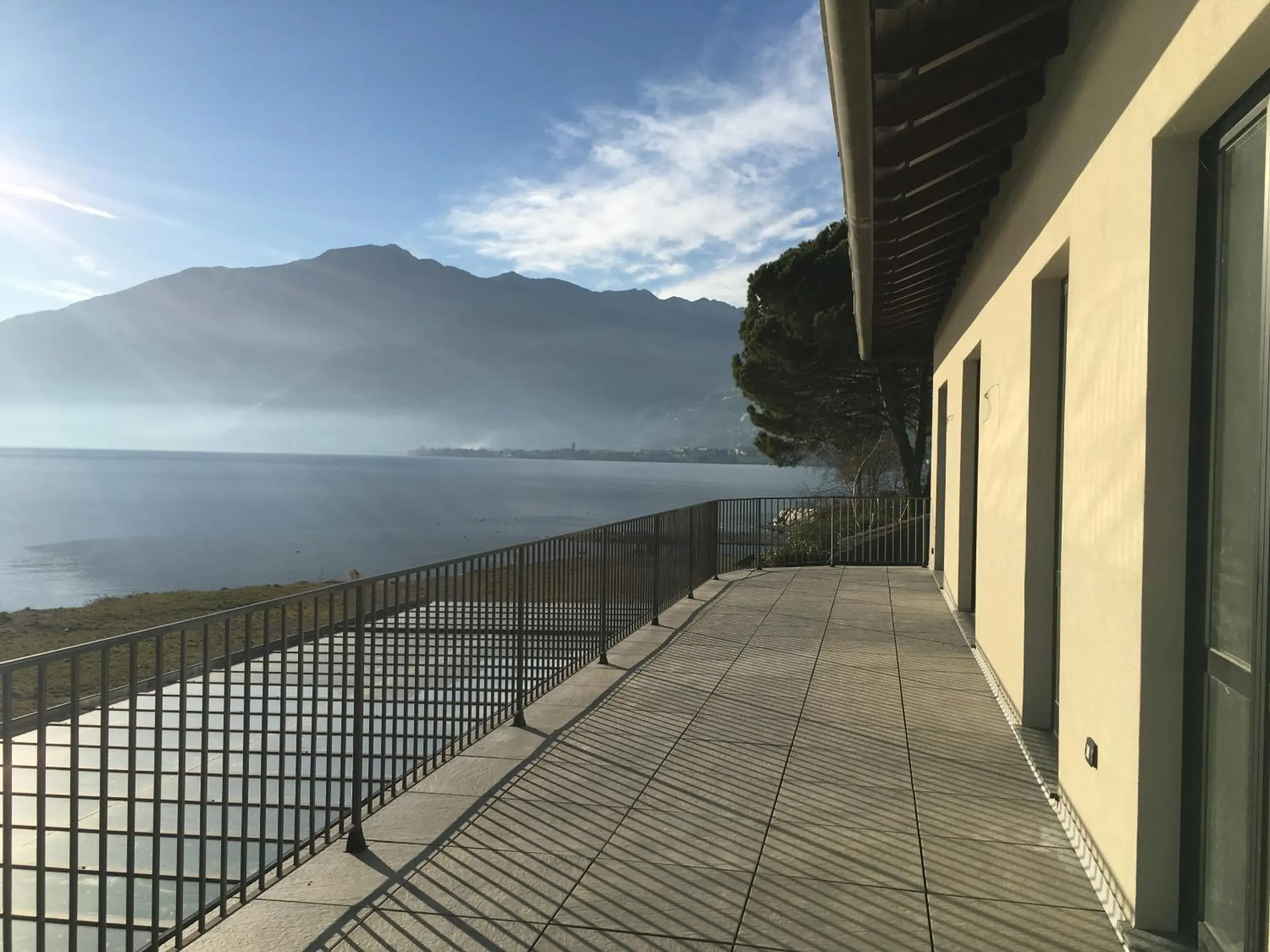 Family Room with Private Bathroom and Terrace in Lake Como Beach Hostel Family Room with Private Bathroom and Terrace in Lake Como Beach Hostel