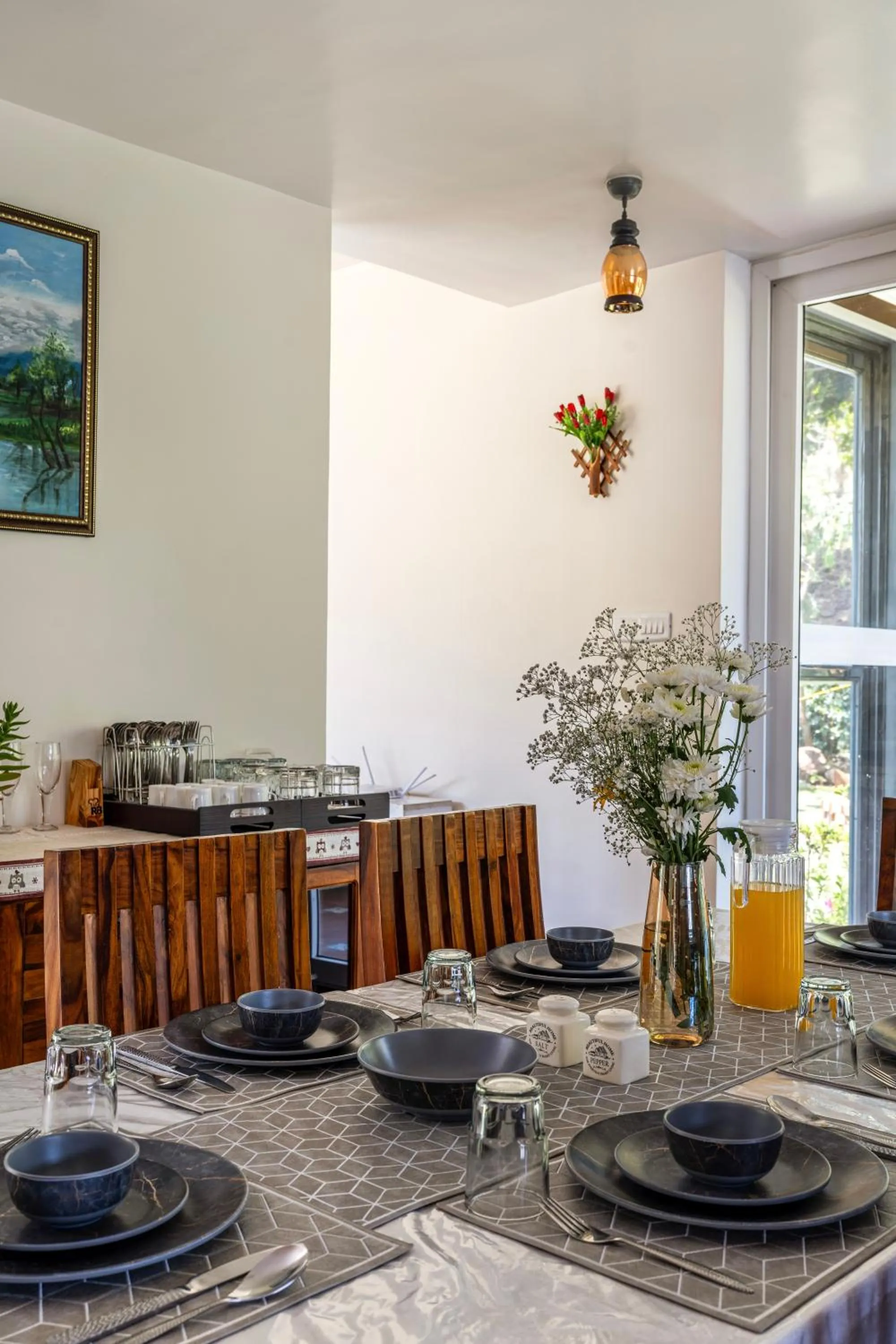 Dining area in Kalpavriksha - 4 BR lake facing villa