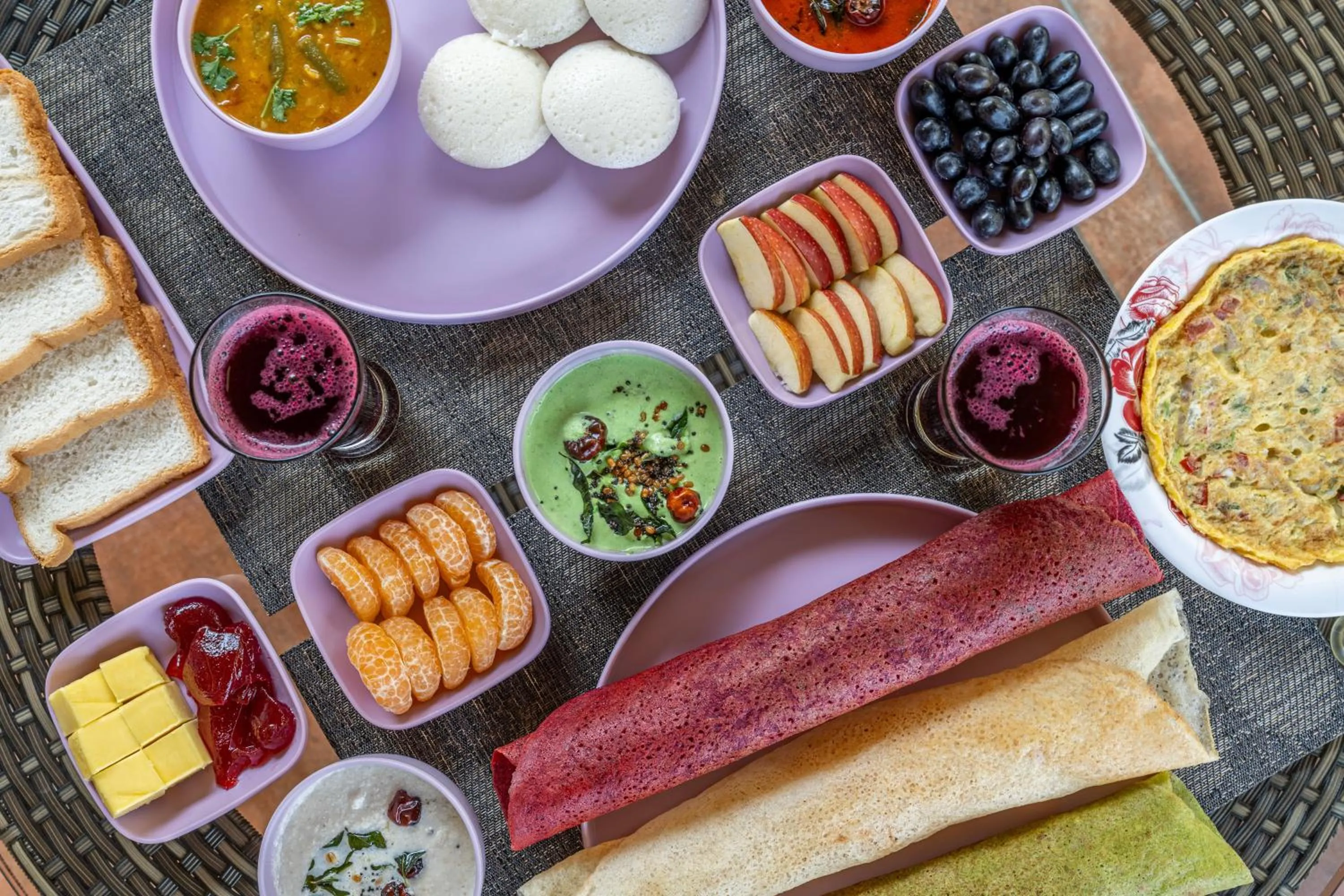 Breakfast in Kalpavriksha - 4 BR lake facing villa