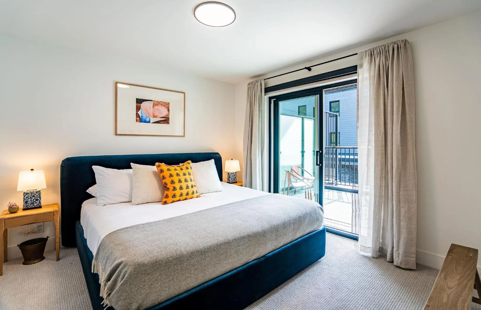 Bed in Sea Eagles Landing by Revelstoke Vacations