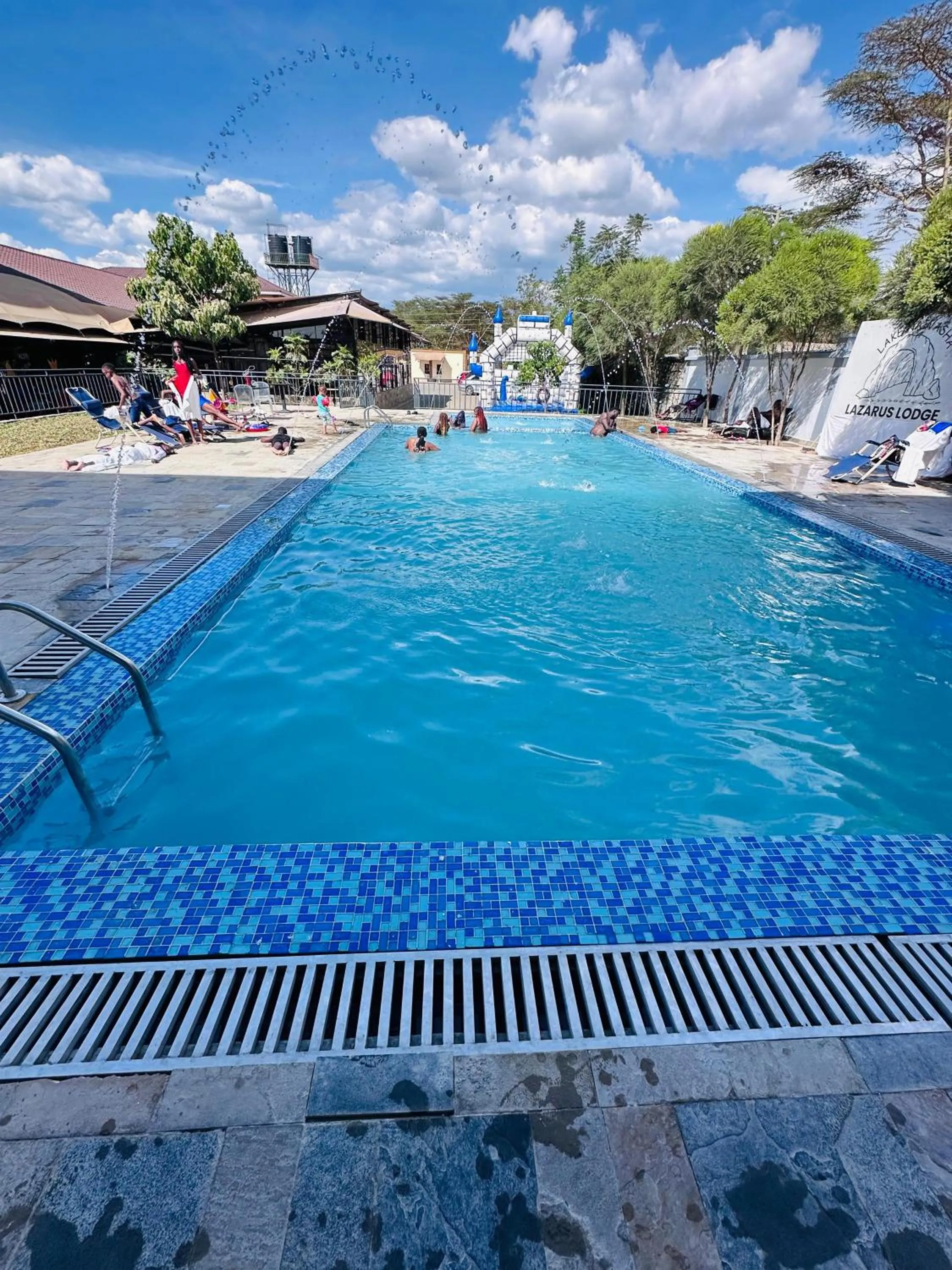 Swimming pool in Lake Naivasha Lazarus Lodge