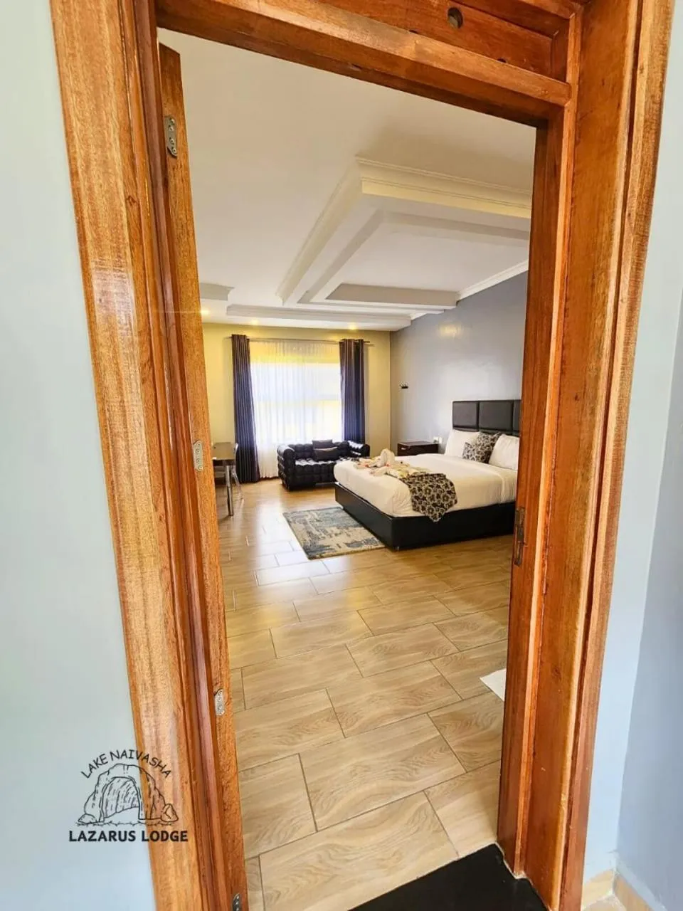 Bedroom, Bed in Lake Naivasha Lazarus Lodge