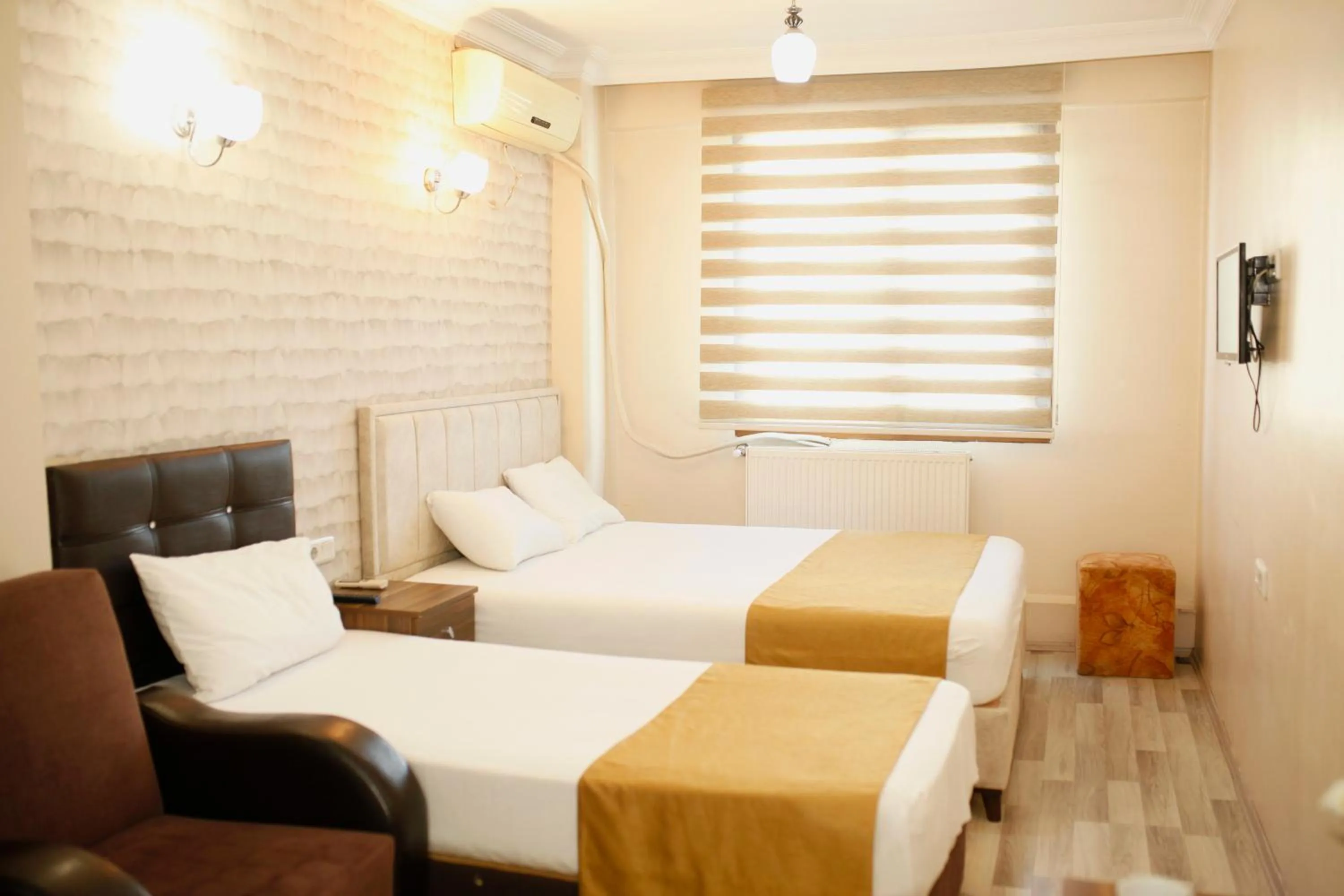 Bed in Birlik Apart Hotel