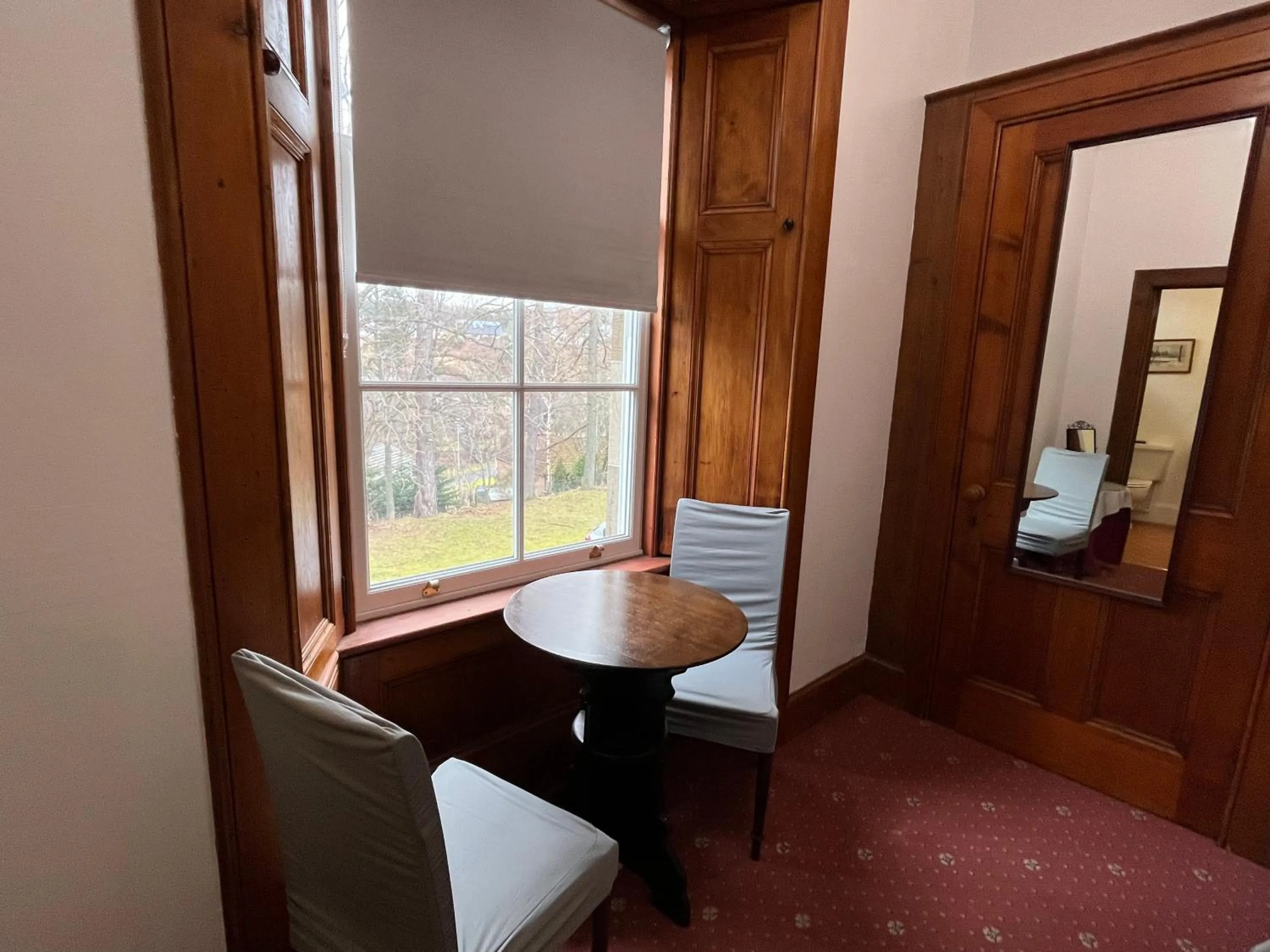 Seating area in Columba House