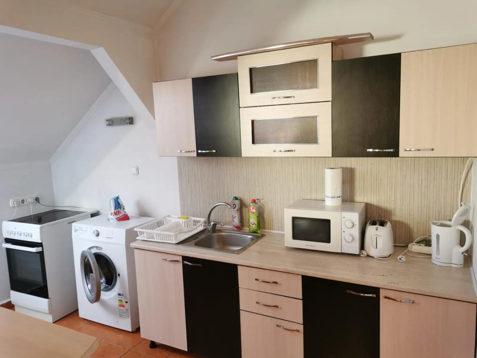 kitchen in Premier Apartment