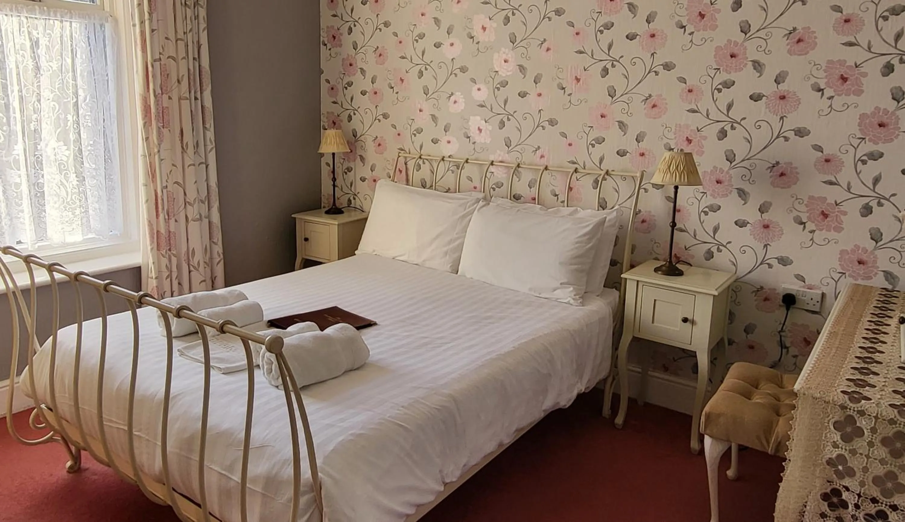 Bed in Eastmount Hall Hotel